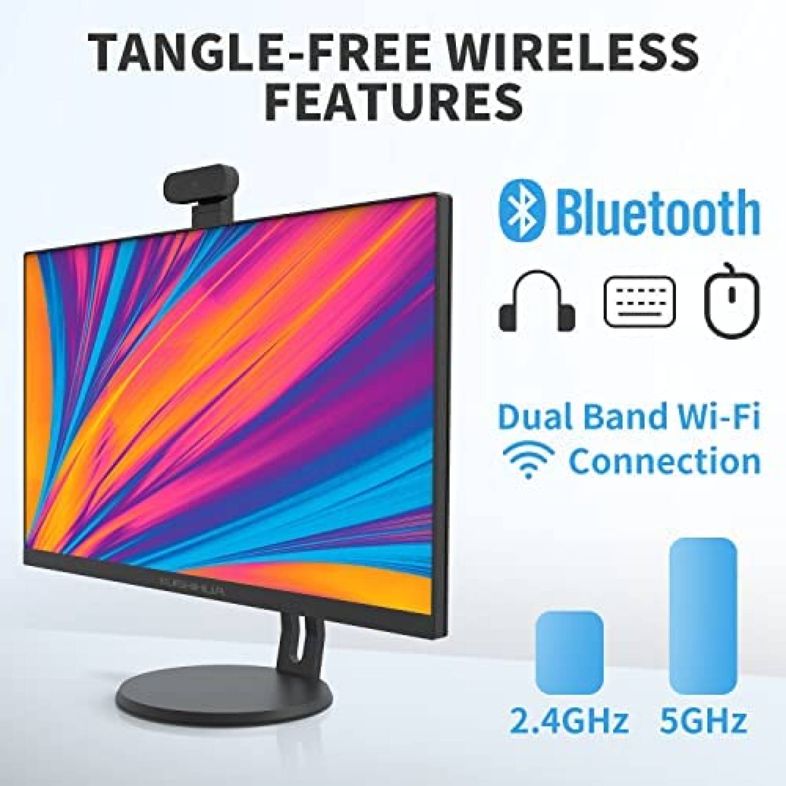 Computadora EUISHIHUA Intel i7 Quad Core 8GB 512GB -Negro