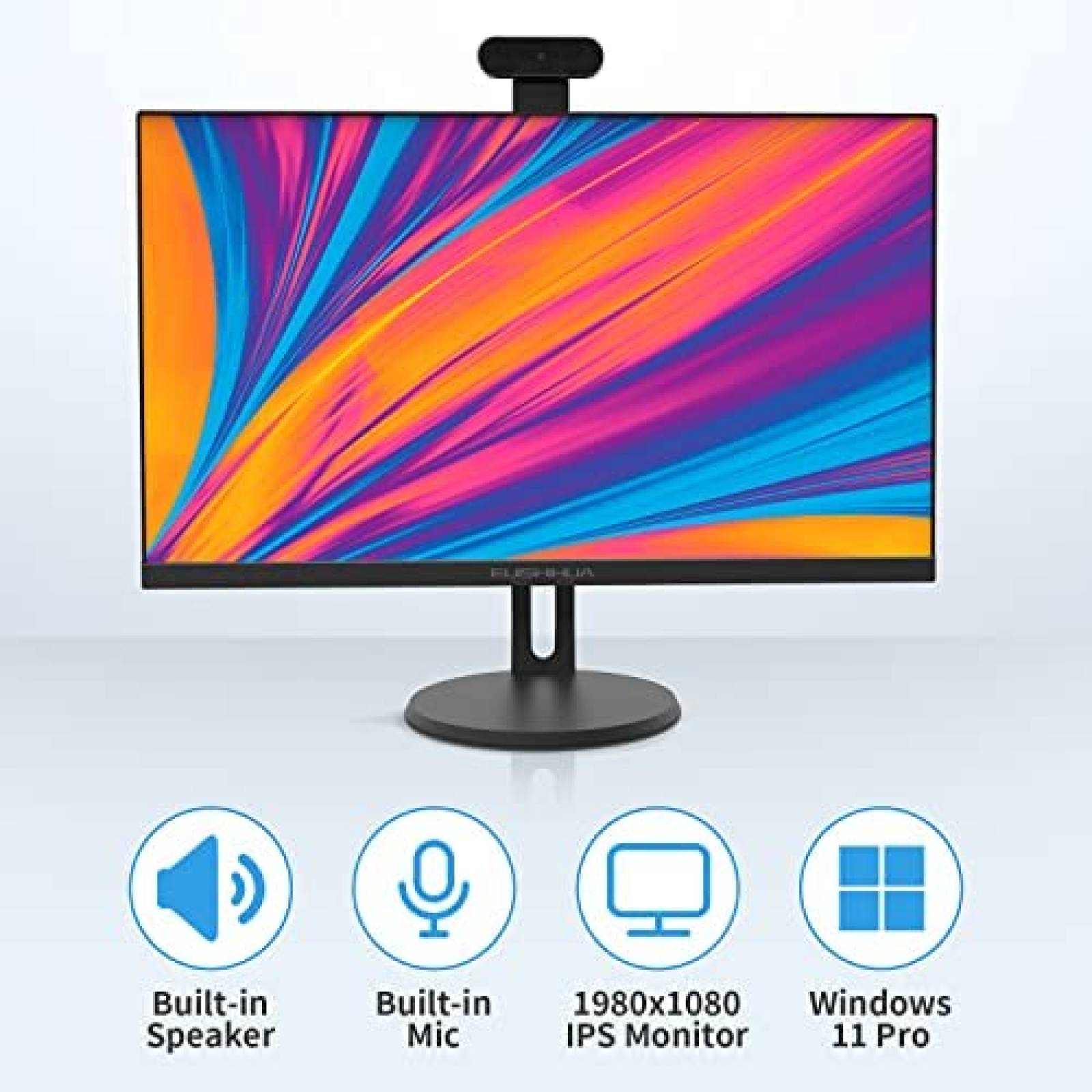 Computadora EUISHIHUA Intel i7 Quad Core 8GB 512GB -Negro