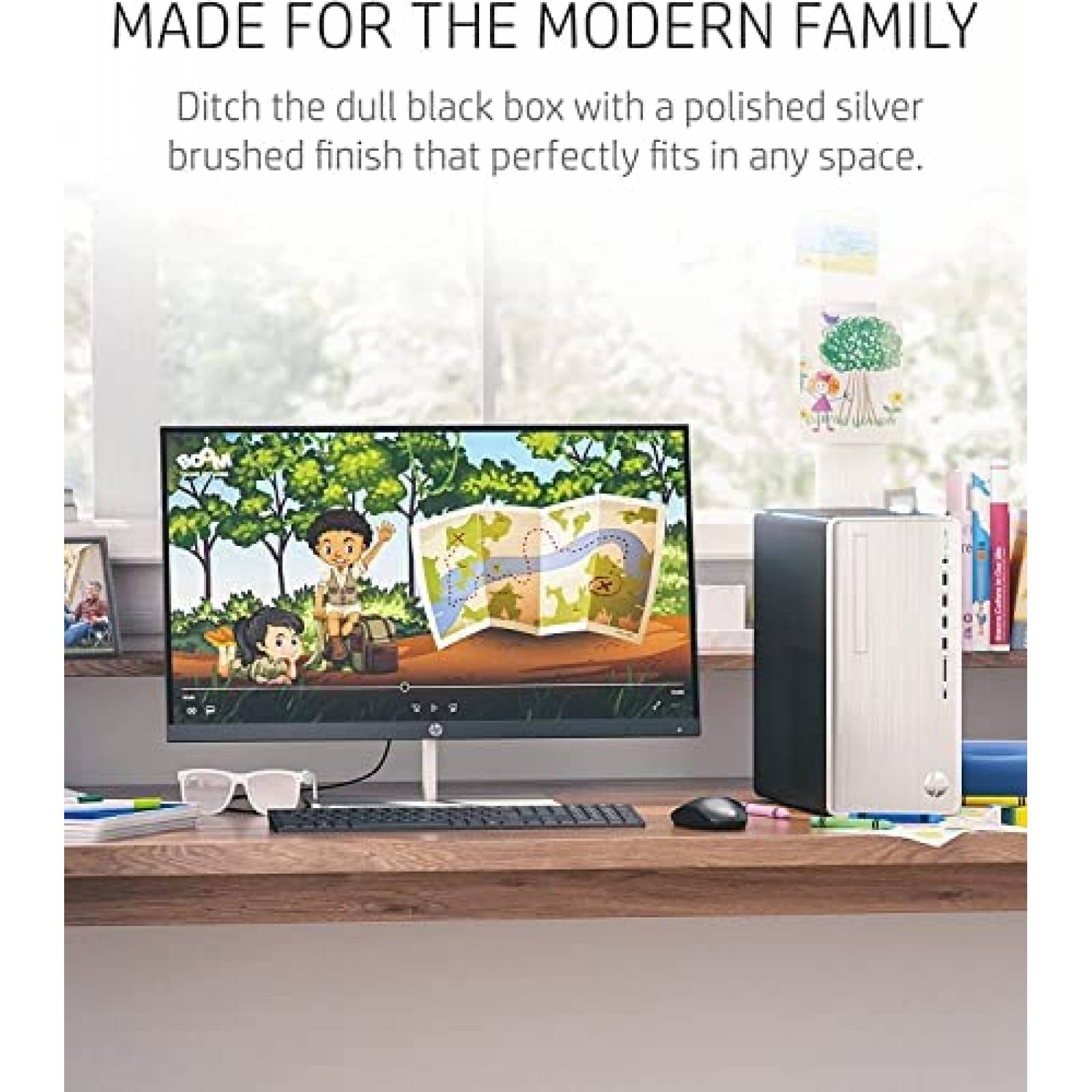 Computadora HP Pavilion TP01 AMD Ryzen 3 16GB 1TB -Plateado