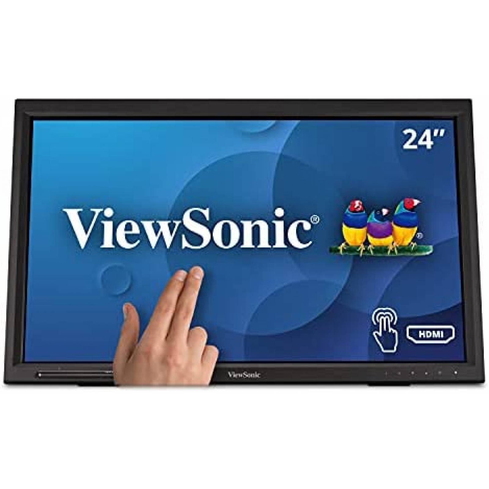 Monitor ViewSonic 24'' 65Hz 1920x1080 Tactil -Negro