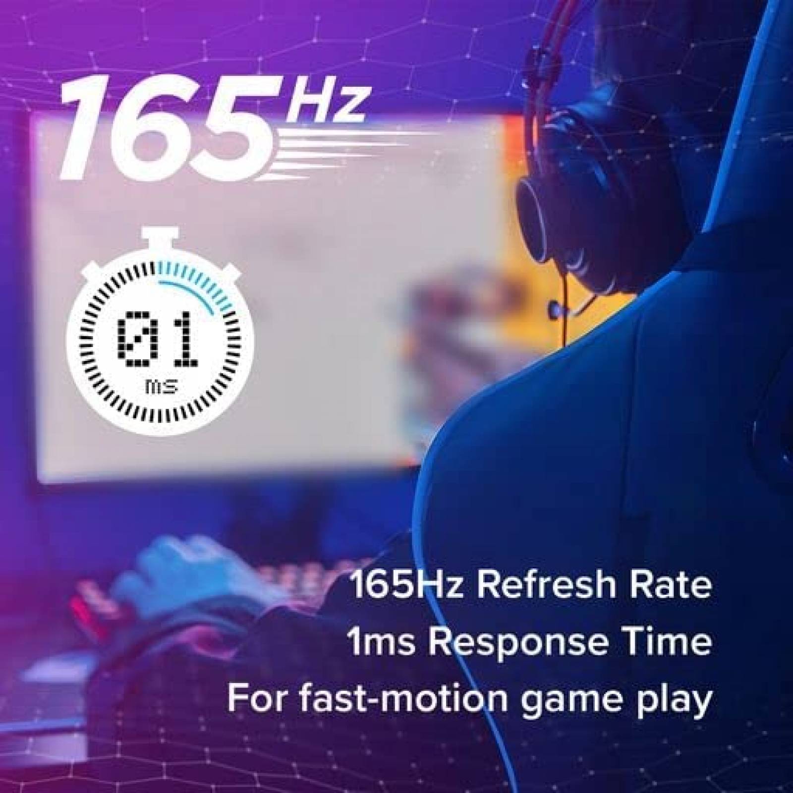 Monitor Westinghouse 27 Pulgadas 165Hz 1080P -Negro