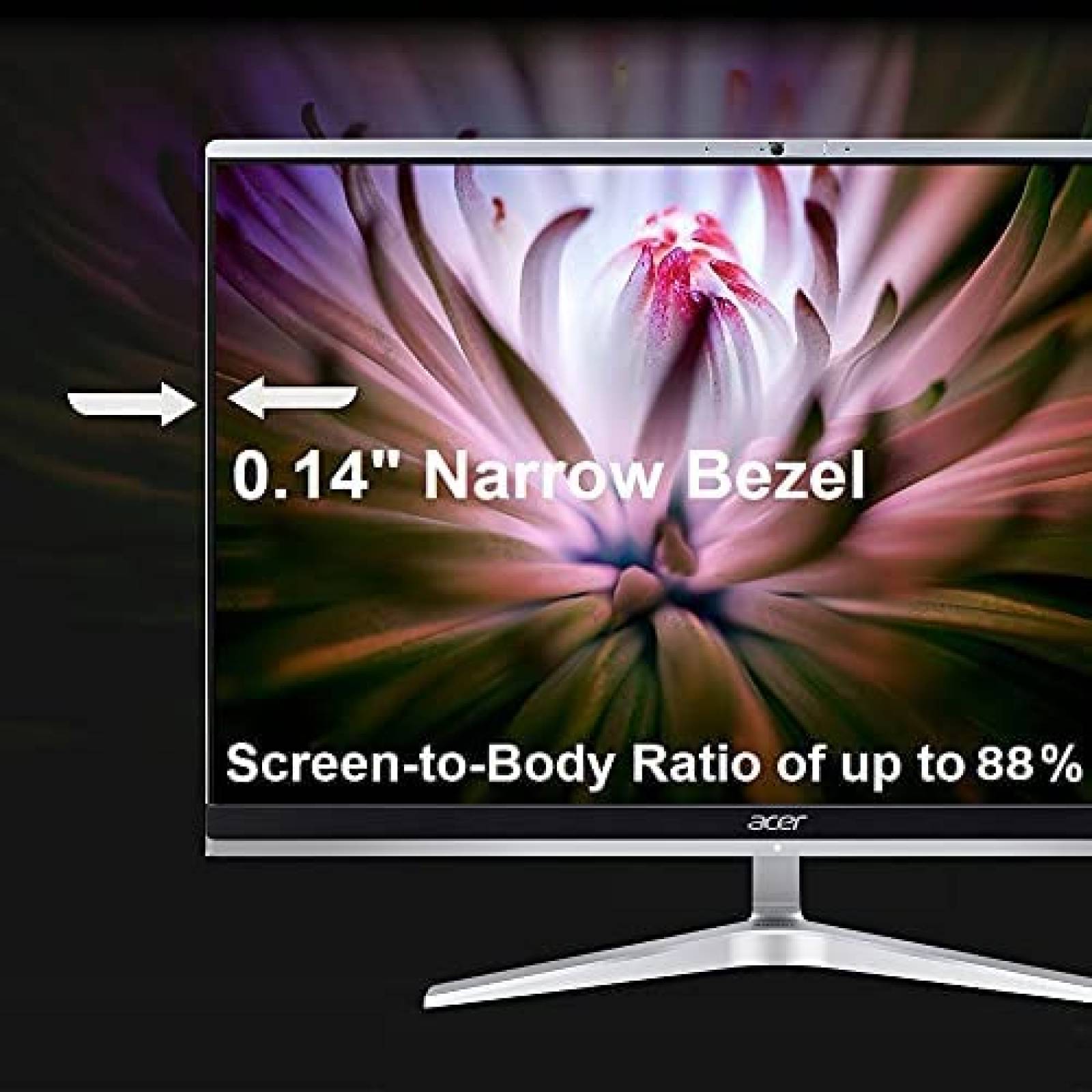 Desktop Acer Aspire 23.8'' i5 8GB 512GB W11H+Mouse & Teclado