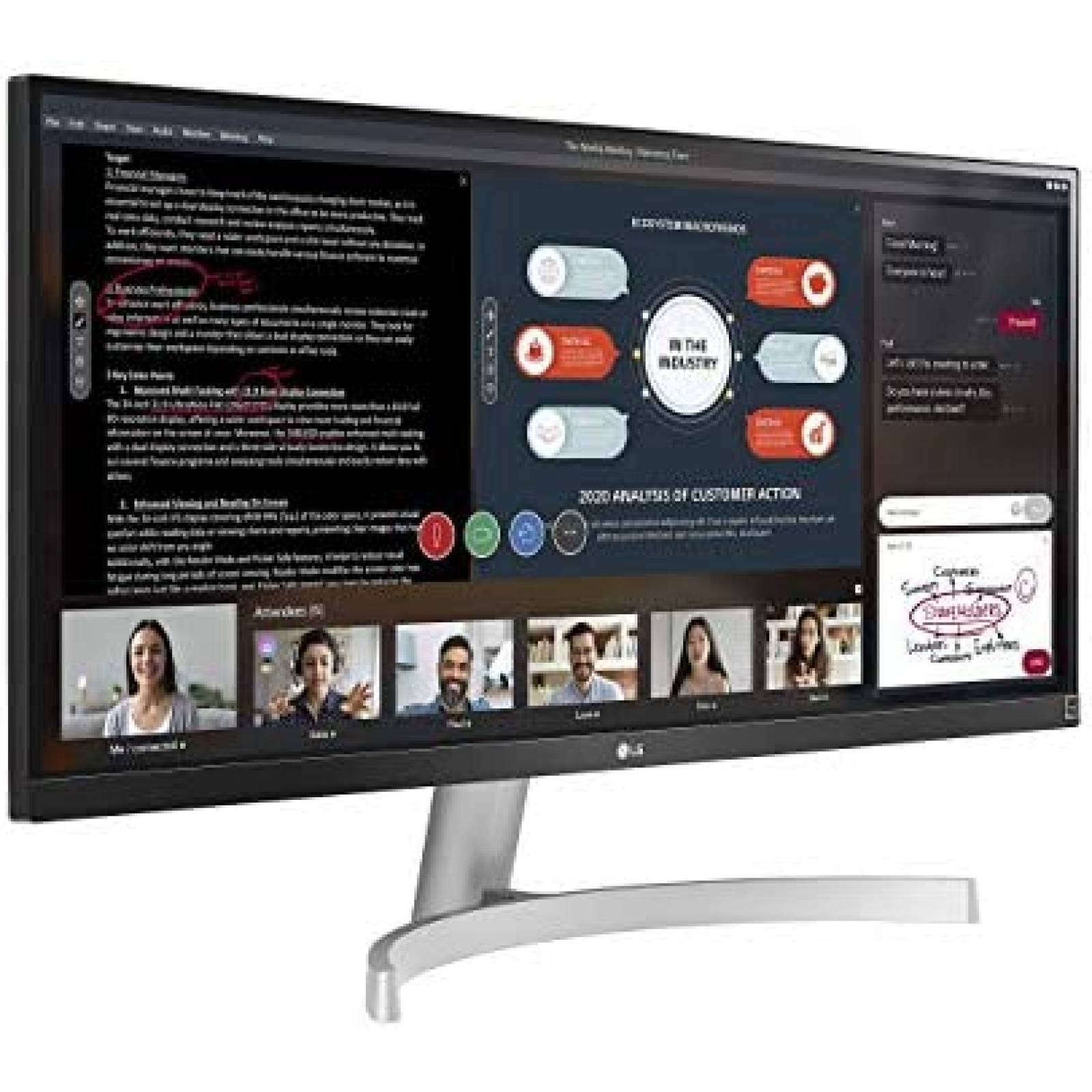 Monitor LG 29'' WFHD 75Hz 2560 x 1080 99% sRGB-Plata