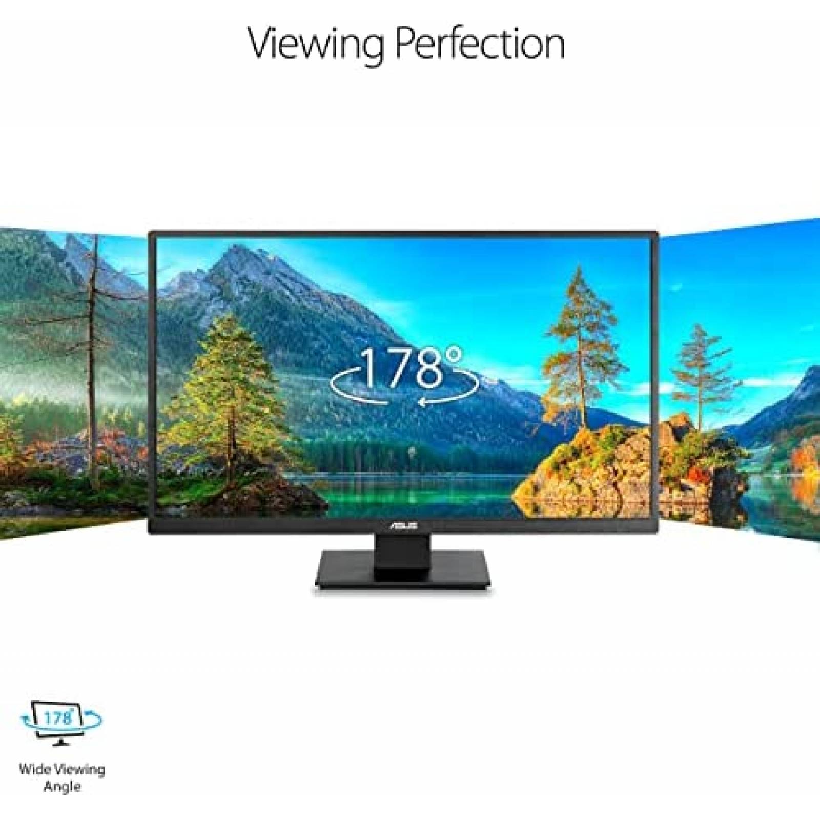 Monitor ASUS 27 Pulgadas Full HD Bajo Azul HDMI VGA -Negro