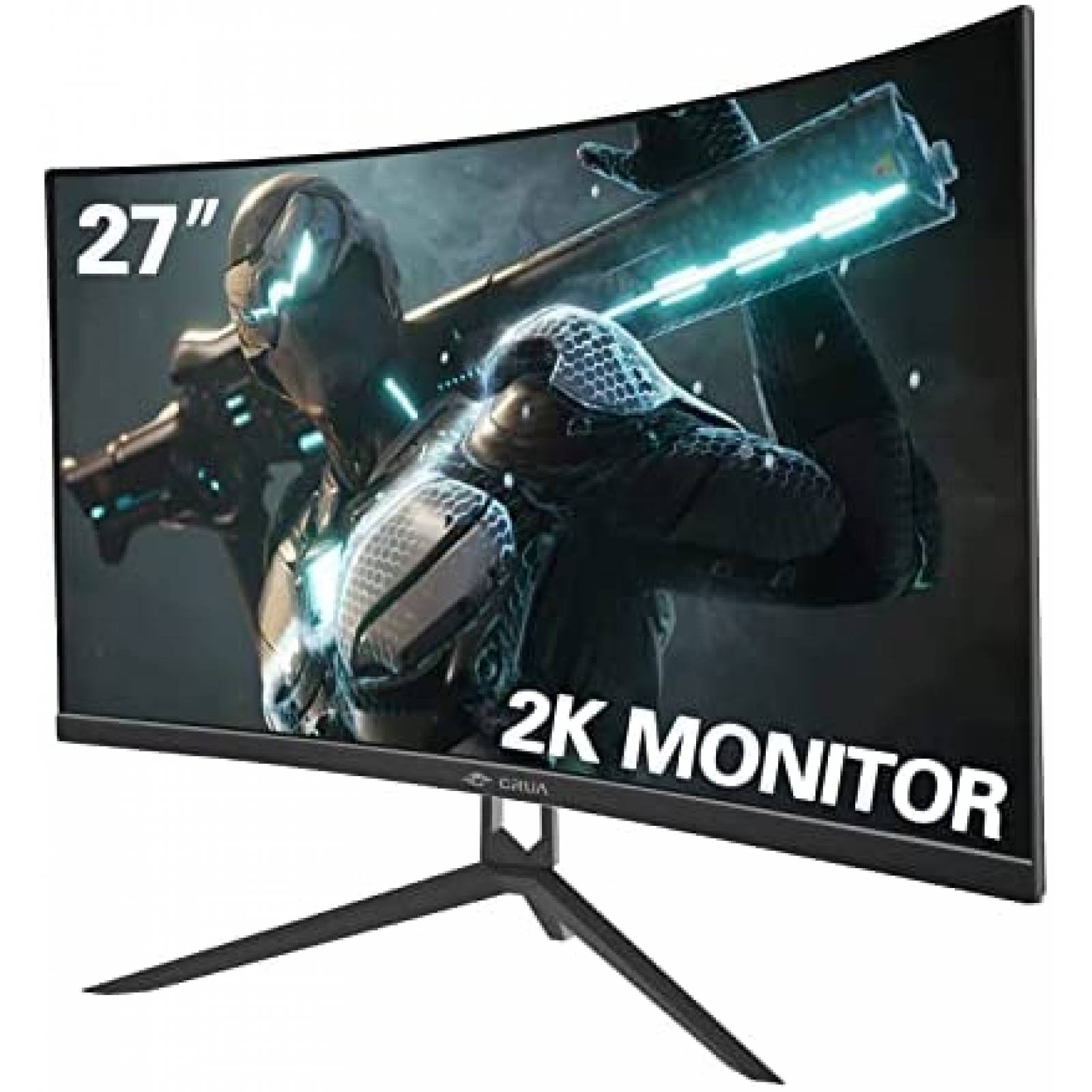 Monitor Gamer Curvo CRUA 27'' QHD 144Hz 2ms 99%sRGB -Negro