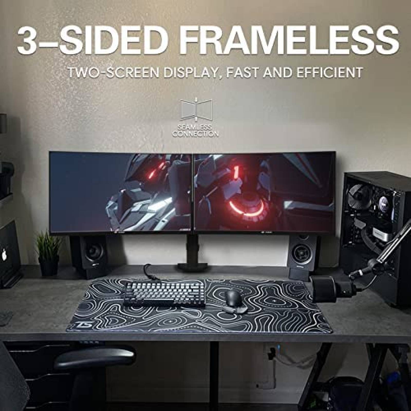 Monitor Gamer Curvo CRUA 27'' QHD 144Hz 2ms 99%sRGB -Negro