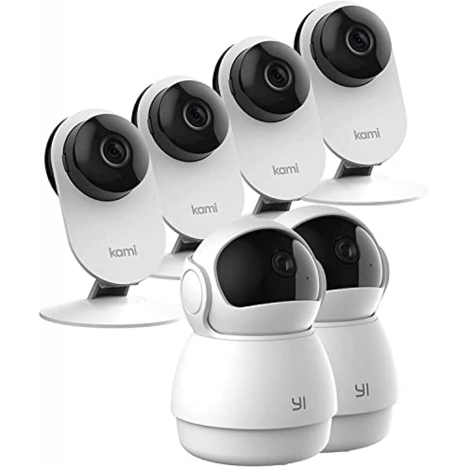 Camaras De Seguridad YI 4 Piezas Para Casa -Blanco