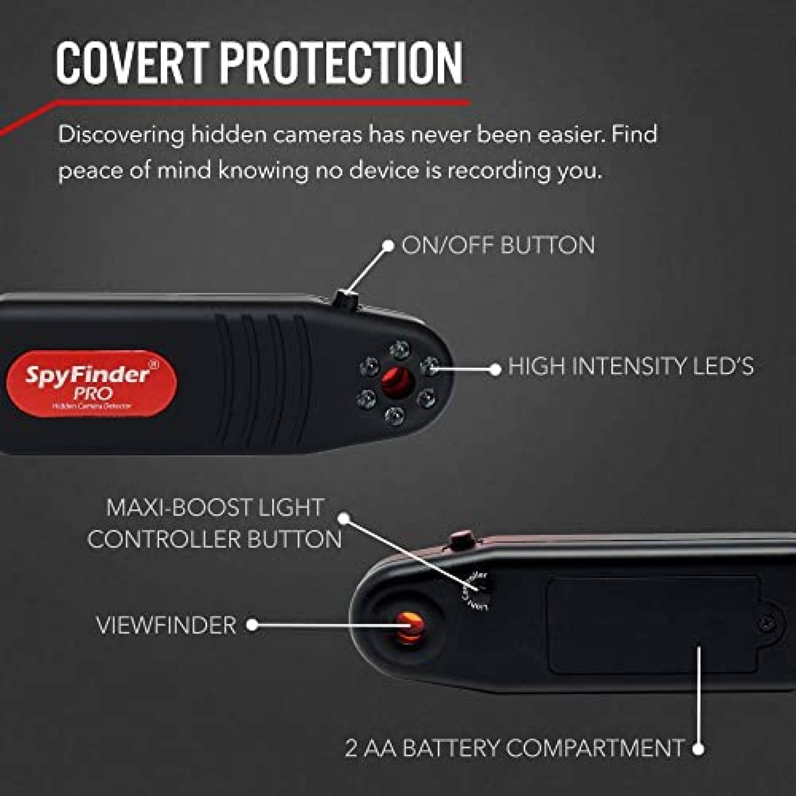 Detector de Dispositivos SPY ASSOCIATES SpyFinder Ocultos