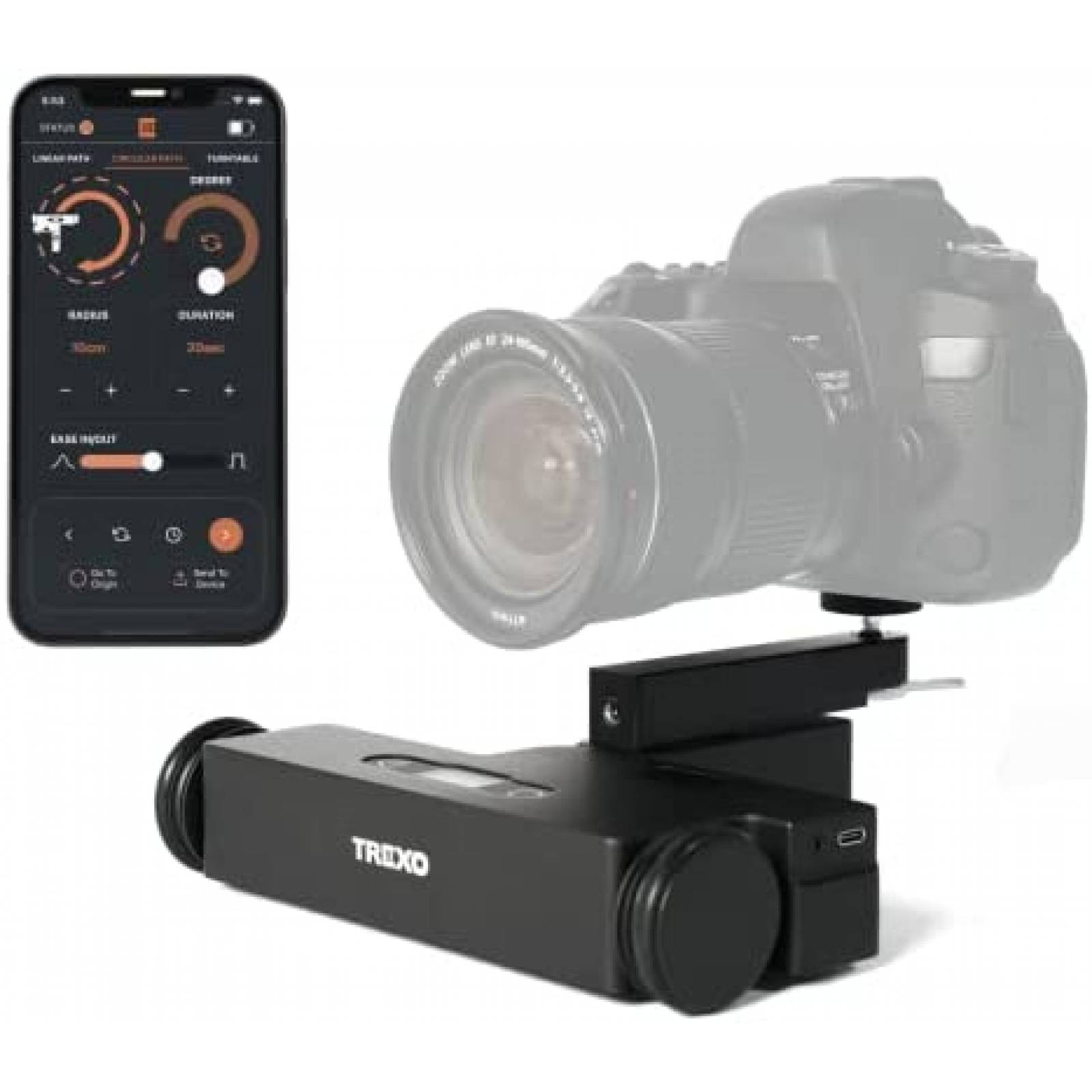 Deslizador de Camara Trexo con Control Remoto -Negro