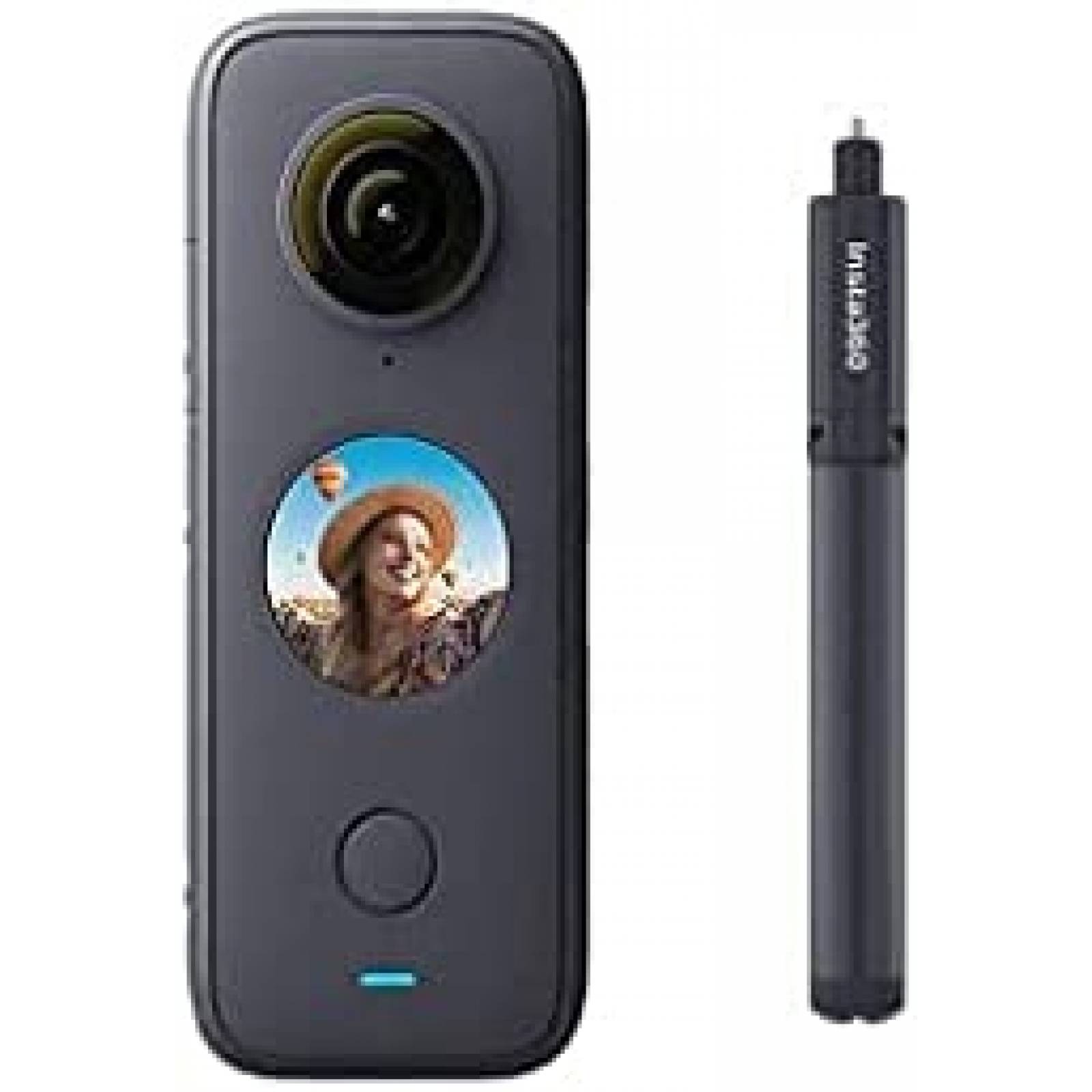 Camara Accion Insta360 One X2 360 grados 5.7K + Tripie Negro