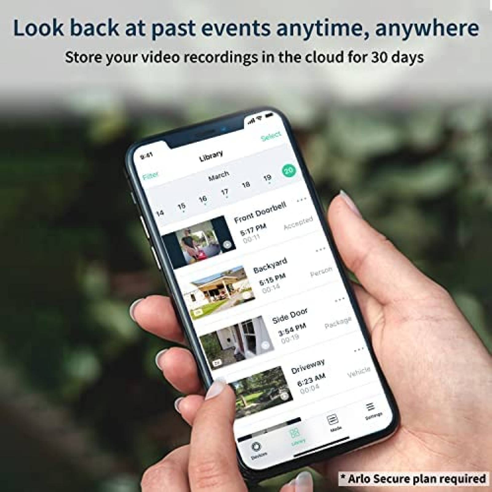 Camara Seguridad Arlo Pro 4 WiFi Vision Nocturna 2 Pz -Negro