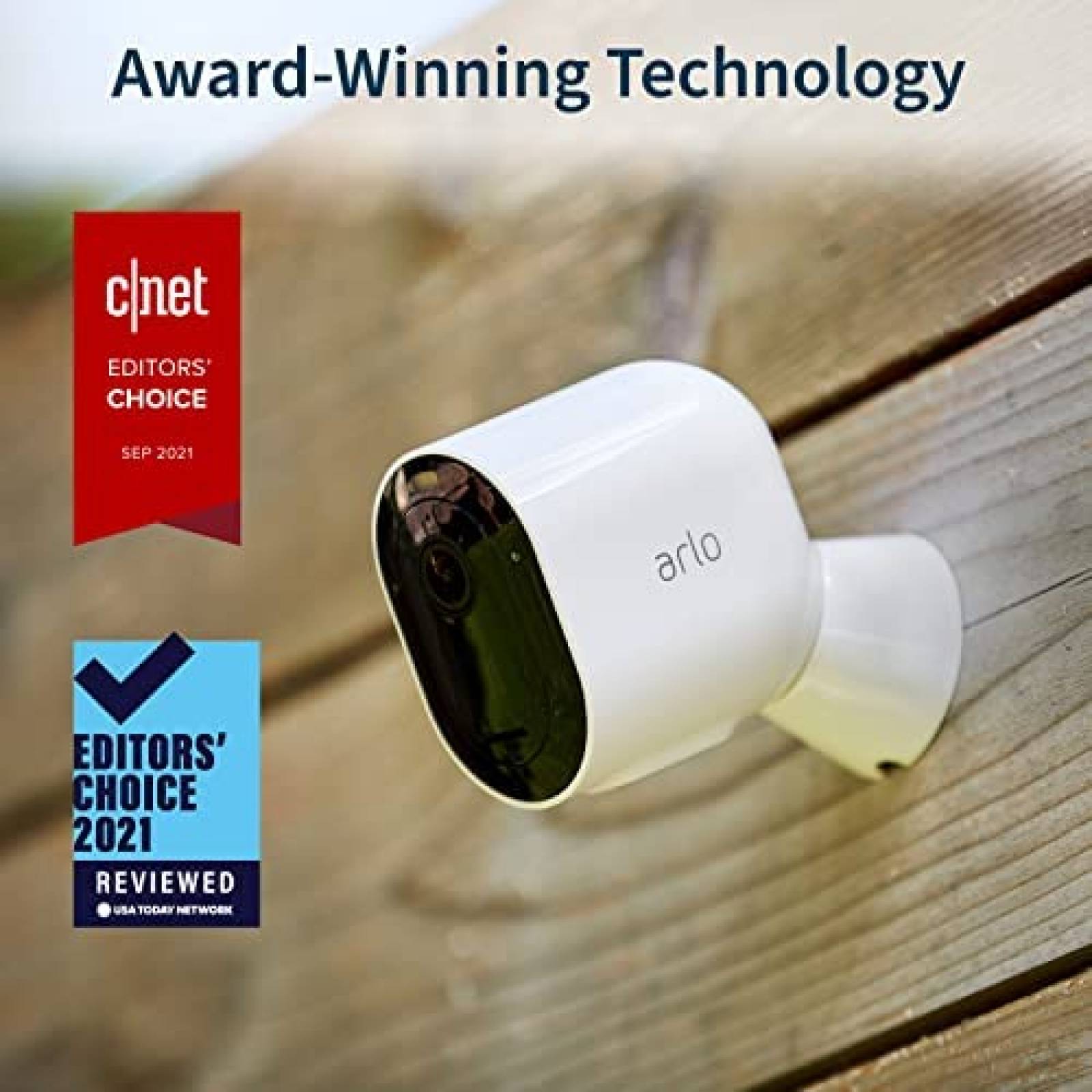 Camara Seguridad Arlo Pro 4 WiFi Vision Nocturna 2 Piezas