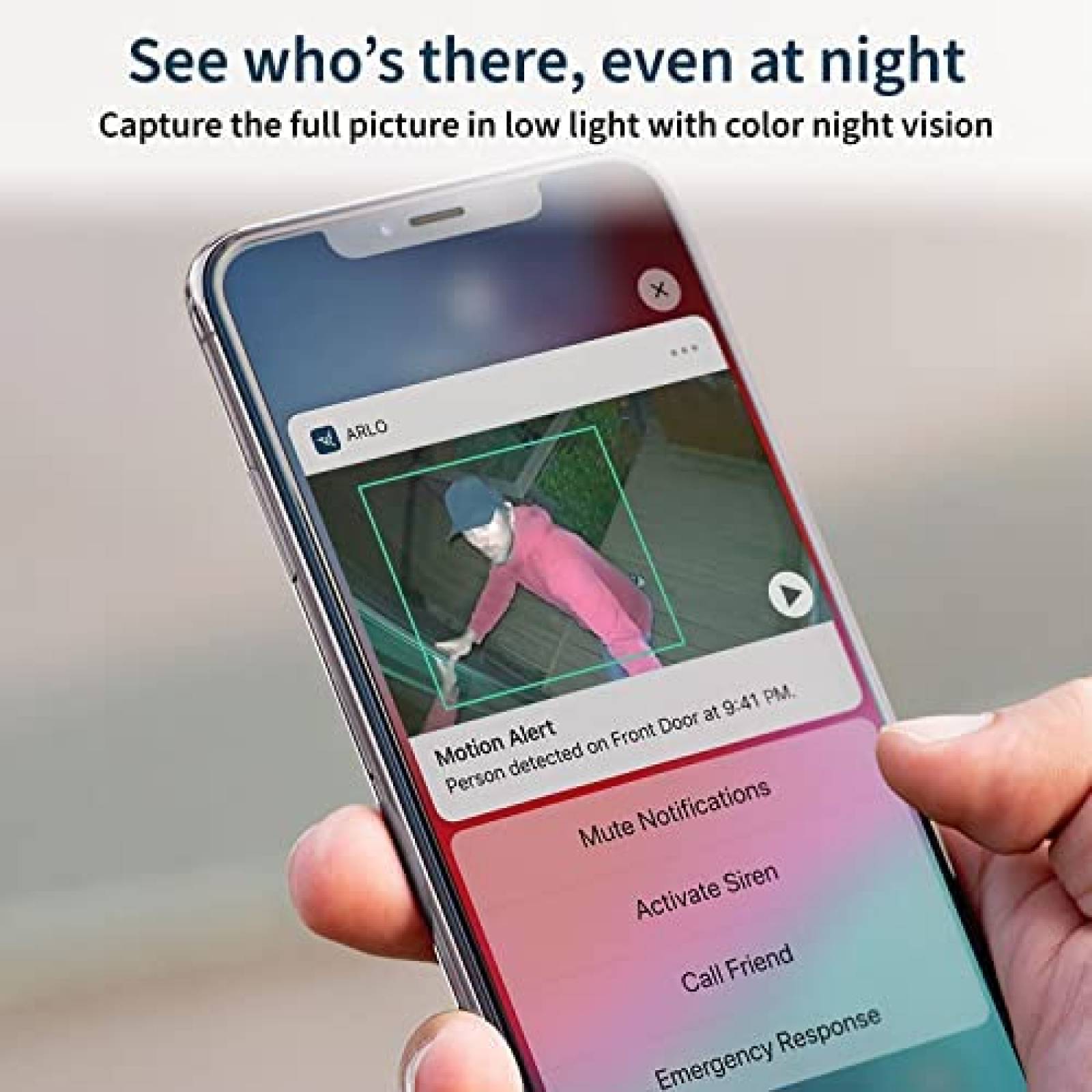 Camara Seguridad Arlo Pro 4 WiFi Vision Nocturna 2 Piezas