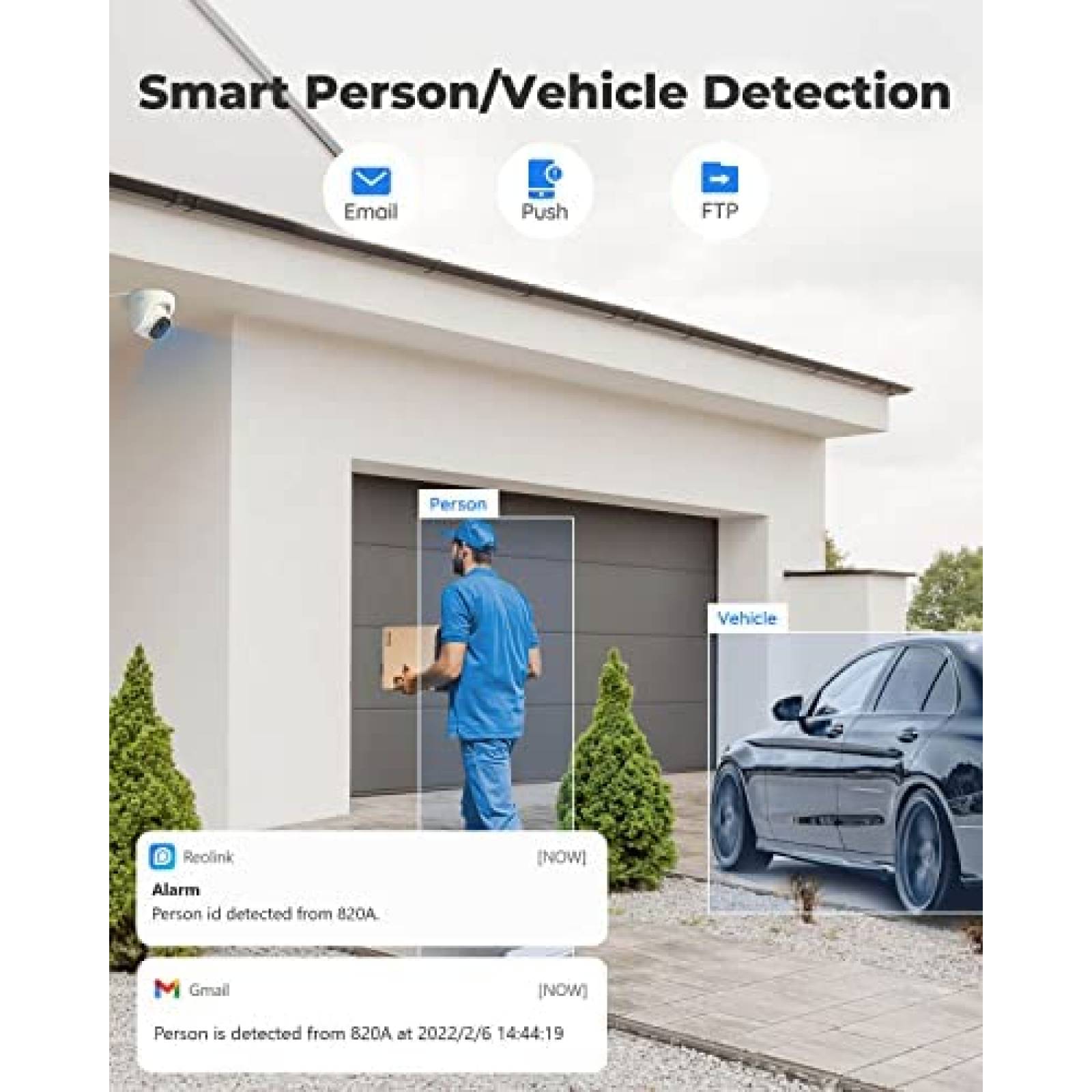 Camara de Seguridad REOLINK RLC-820A Exterior Domo -Paquete