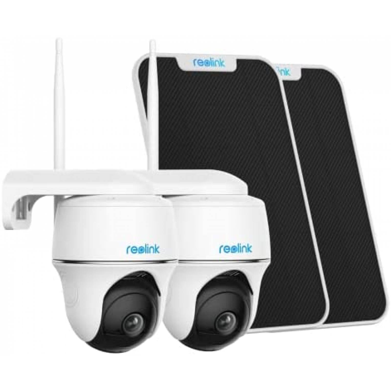 Camara de Seguridad REOLINK 360 Exterior Panel Solar -2 pcs