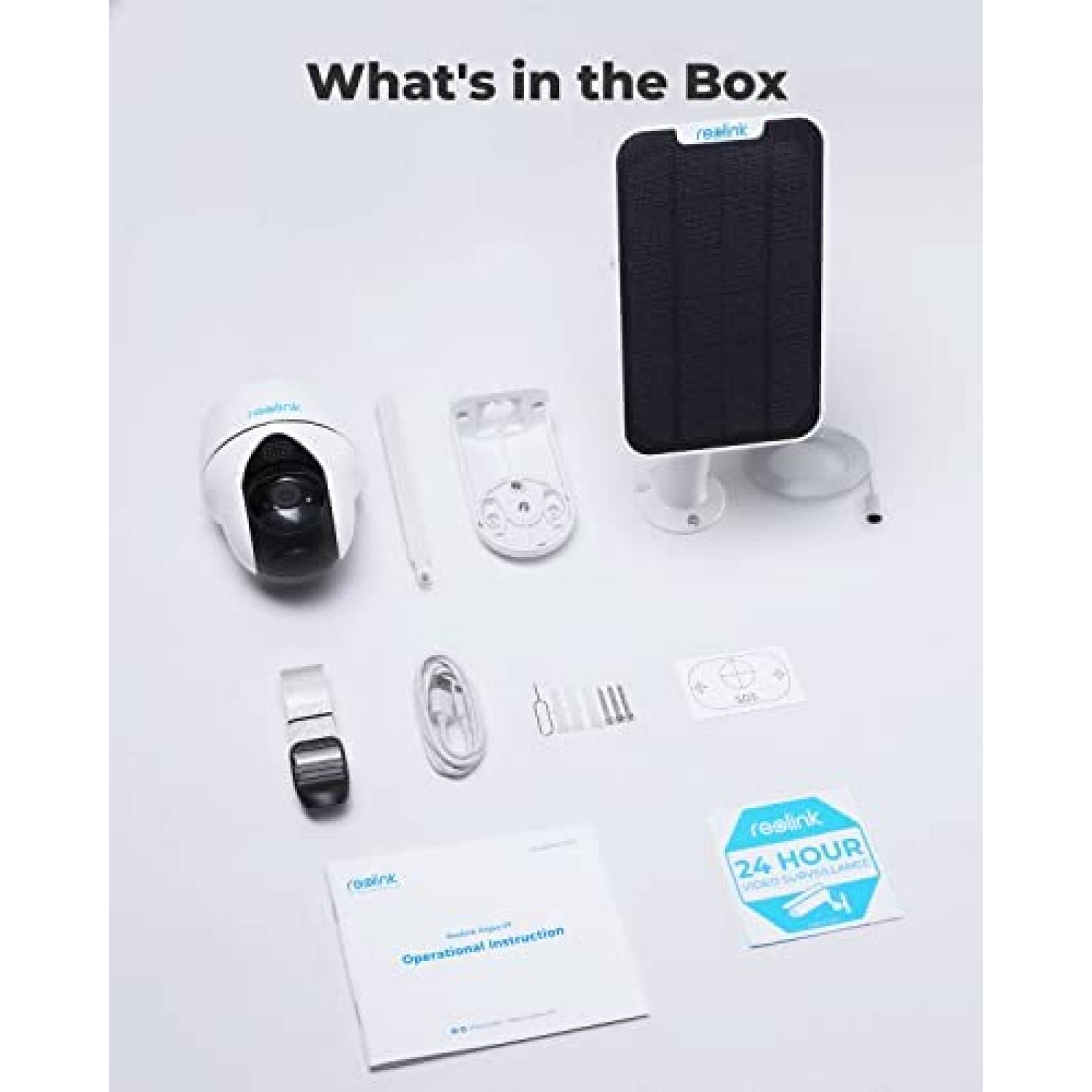 Camara de Seguridad REOLINK GO PT Plus Exterior Panel Solar