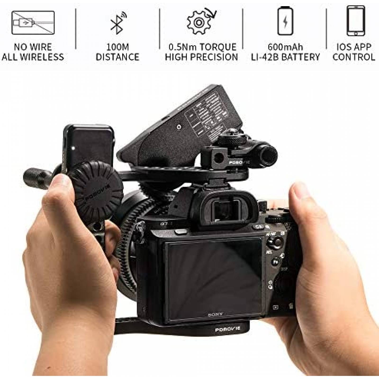 Sistema de Seguimiento Enfoque PDMOVIE Live Air 2 100mts