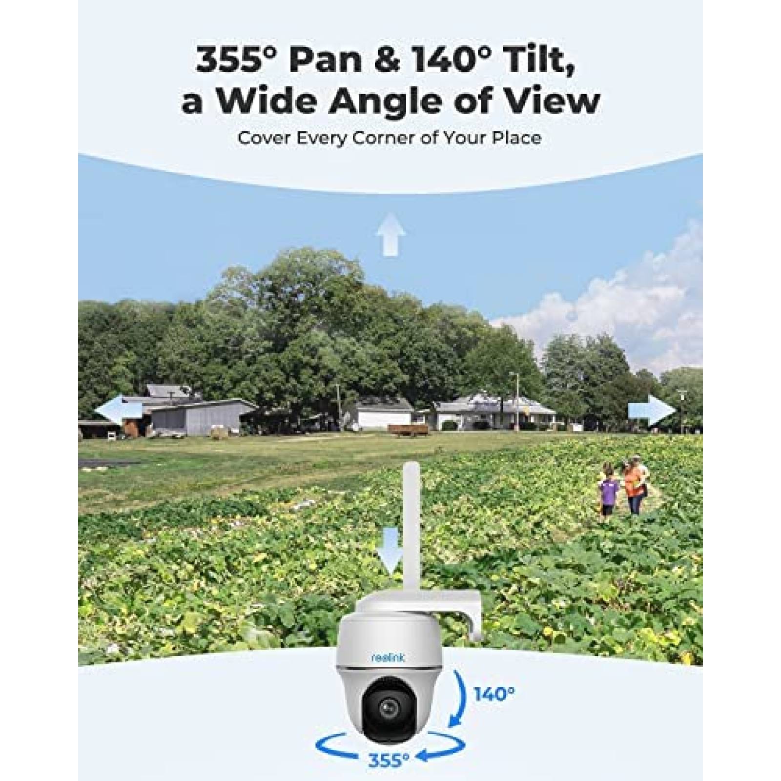 Camara de Seguridad REOLINK Go PT Plus 2K HD Vision Nocturna