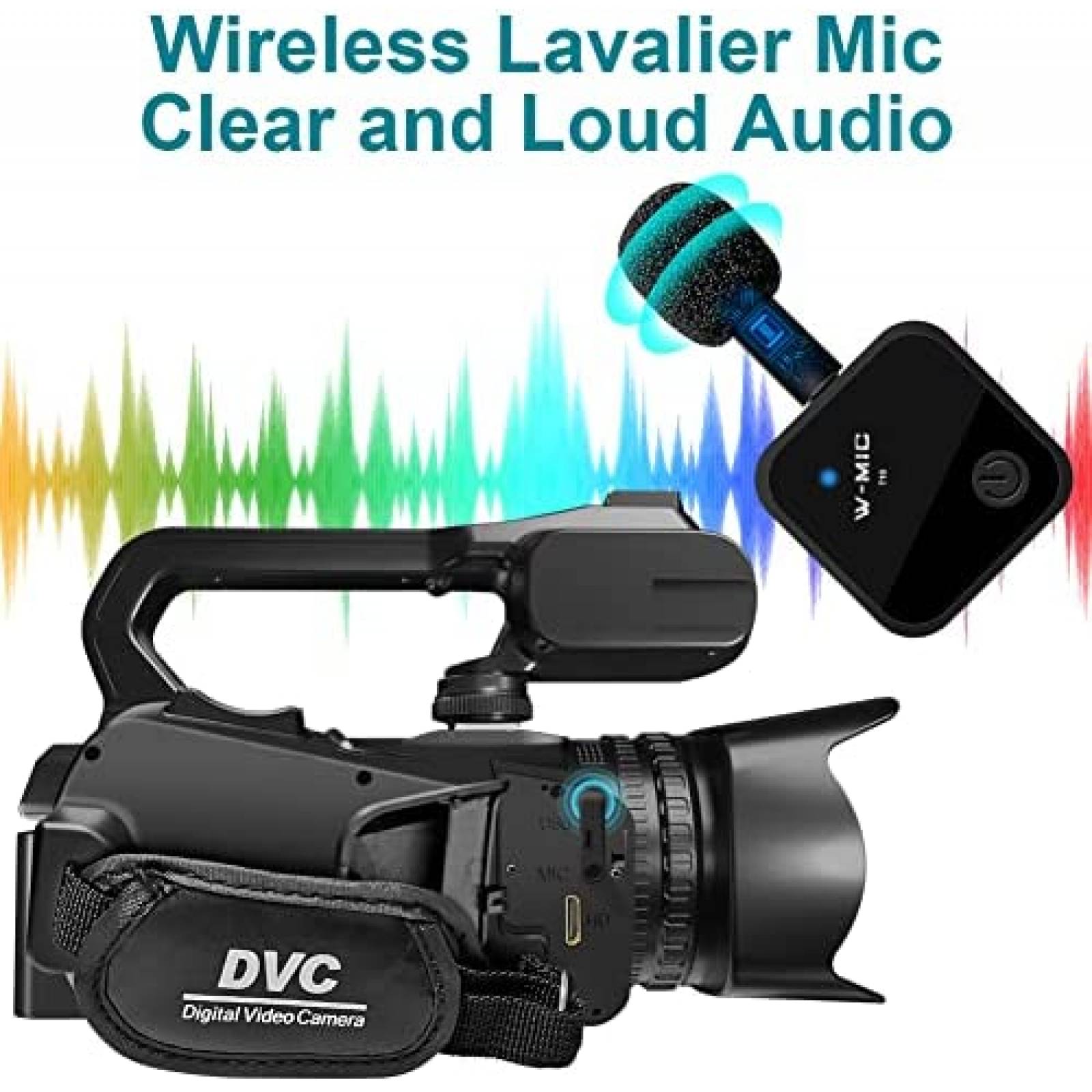 Videocamara 4K KOMERY RX200 64MP Stream Touch App 18X -N