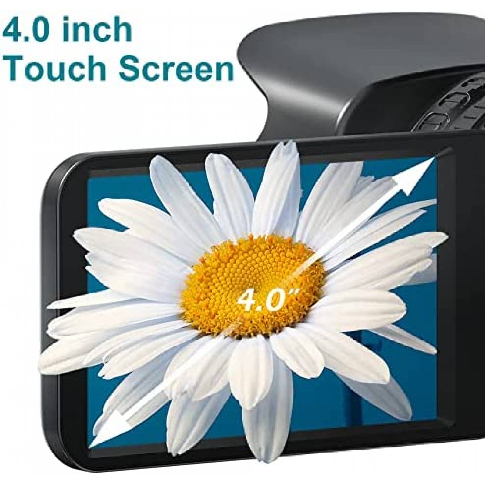 Videocamara 4K KOMERY RX200 64MP Stream Touch App 18X -N