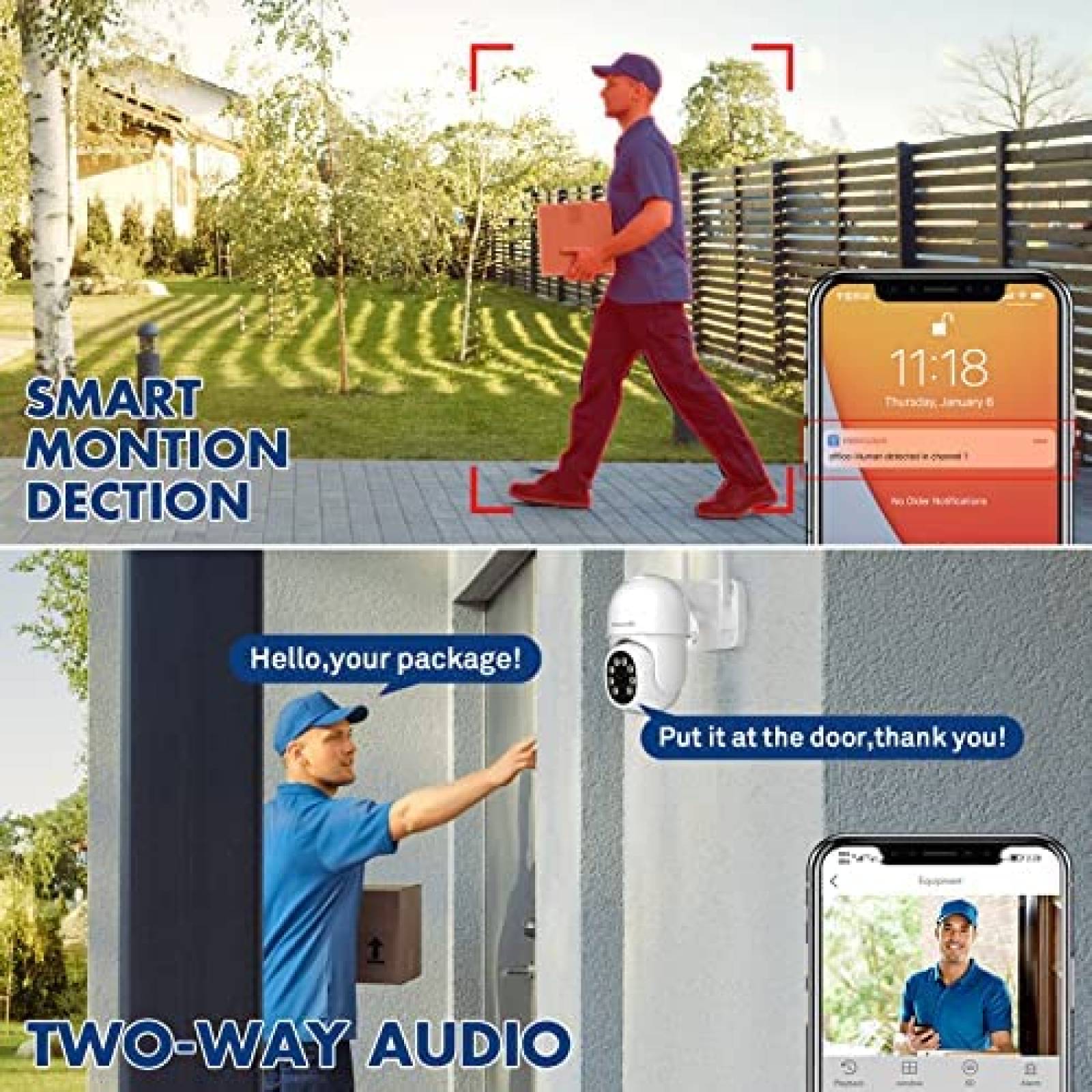 Kit Camara Seguridad SmartSF 4 Camaras 3 MP 8 Canales 1TB