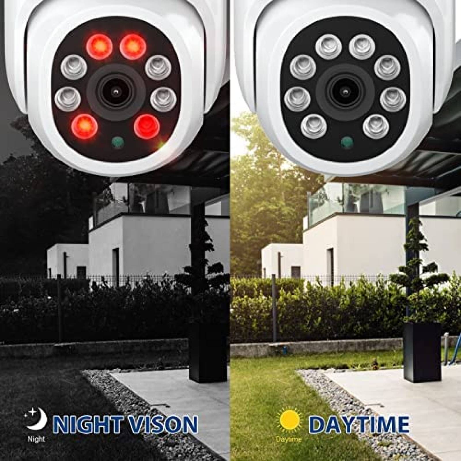 Kit Camara Seguridad SmartSF 4 Camaras 3 MP 8 Canales 1TB