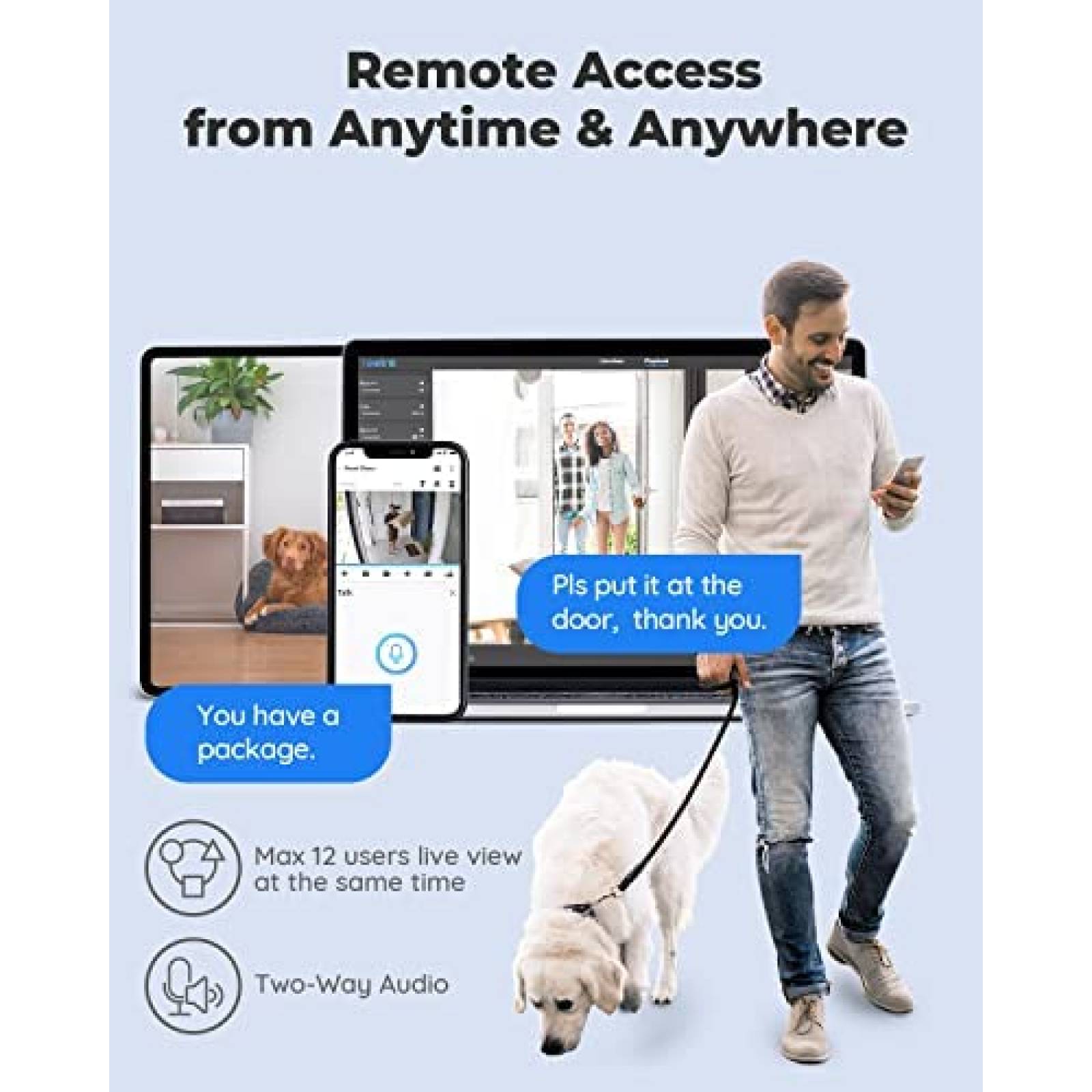 Camara de Seguridad Reolink Duo 4G Exterior Inalambrica IP66