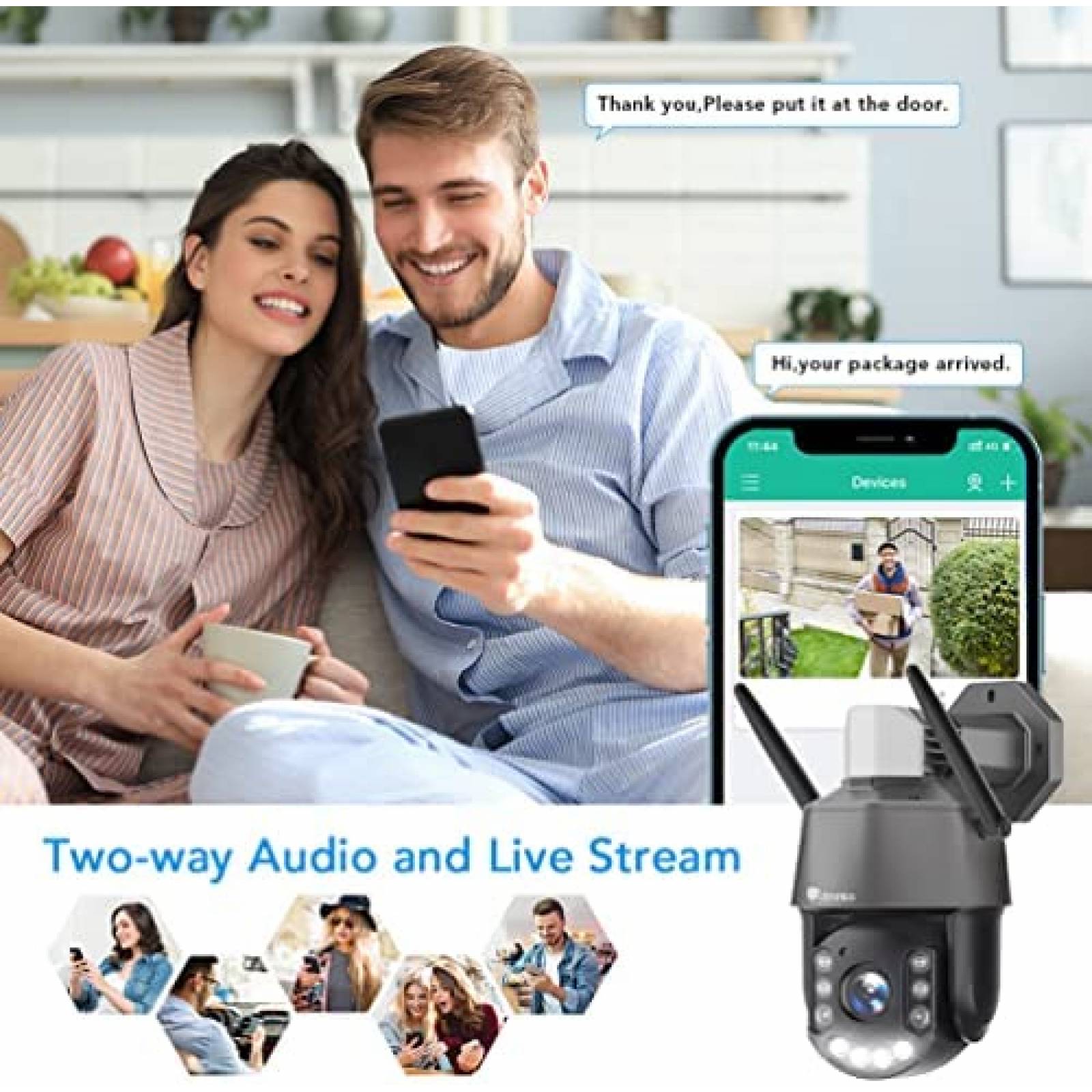 Camara de Seguridad Ctronics Zoom optico 30x 5MP IP66 -Gris