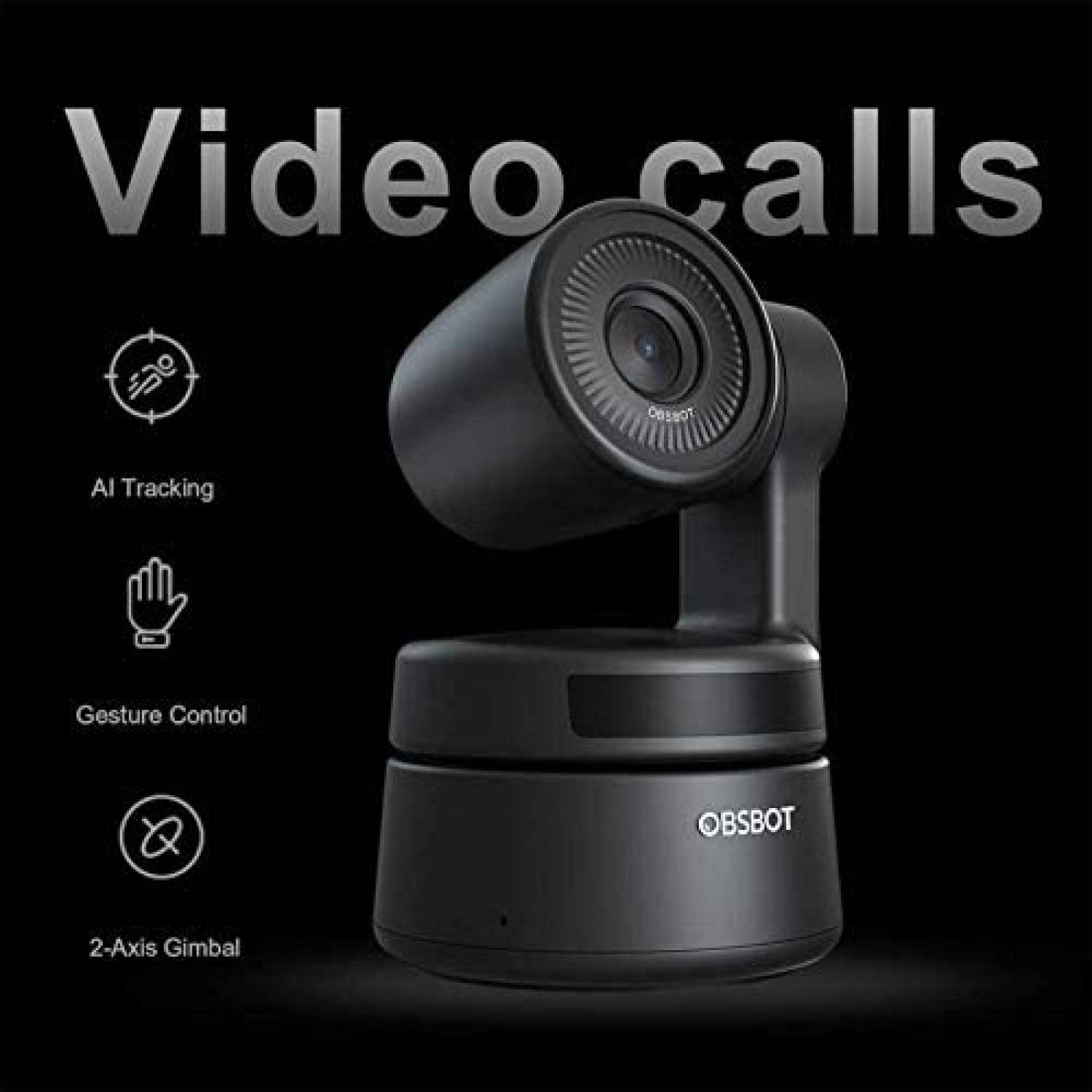 Camara Web OBSBOT Tiny PTZ HDR 1080P USB Microfono Dual