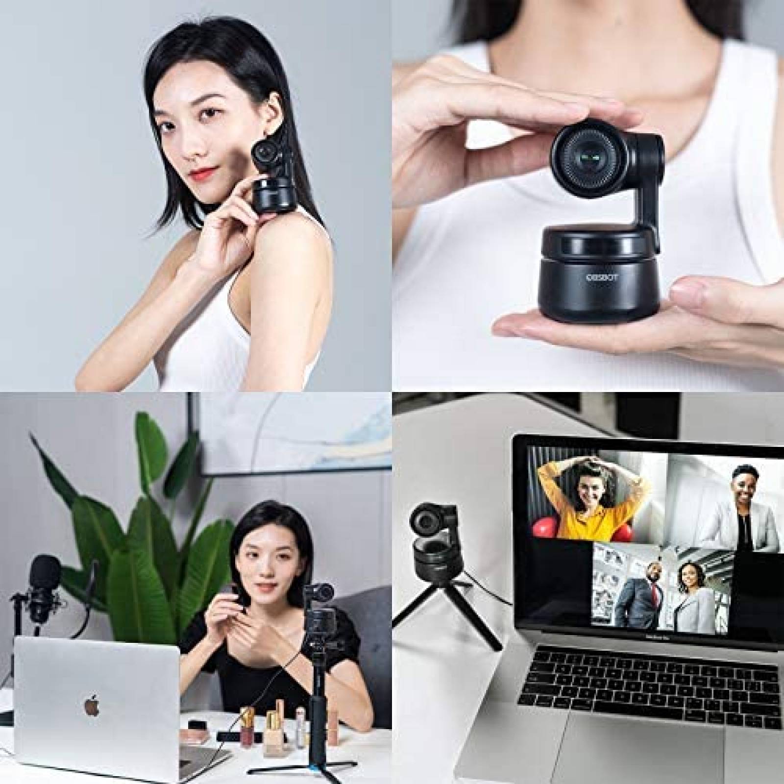 Camara Web OBSBOT Tiny PTZ HDR 1080P USB Microfono Dual