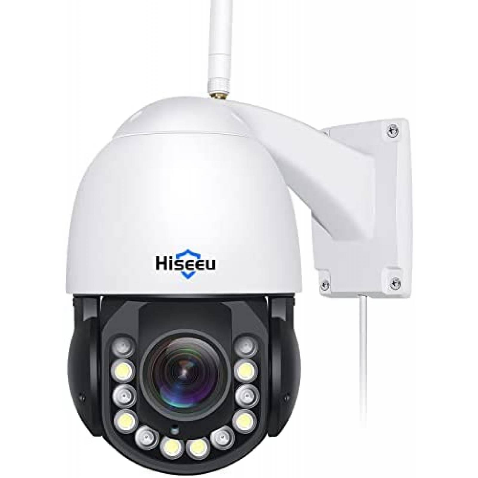 Camara de Seguridad Hiseeu WHD103Z 3MP PTZ Exterior -Blanco