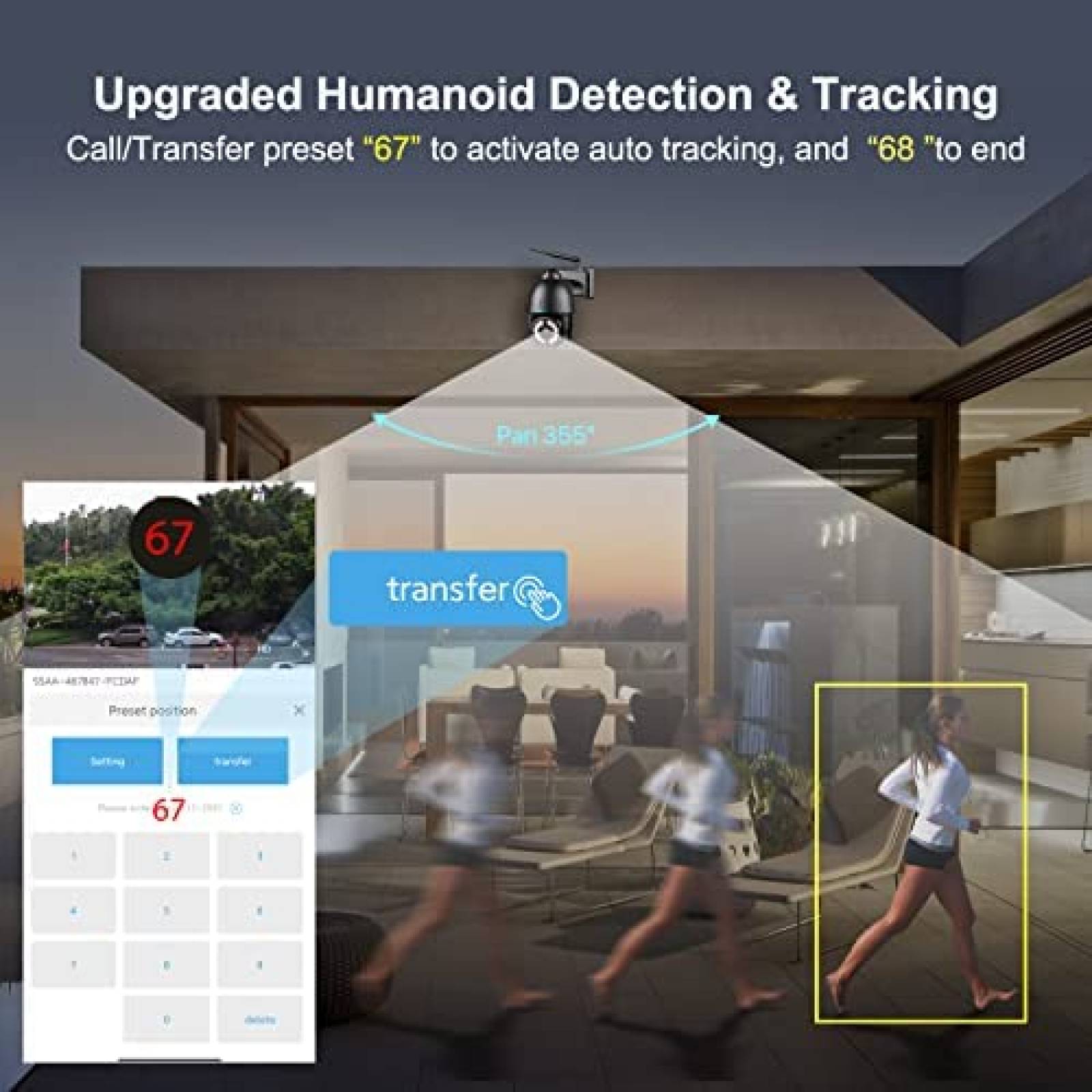 Camara de Seguridad SV3C C12 15X Zoom 5MP PTZ IP Exterior -N
