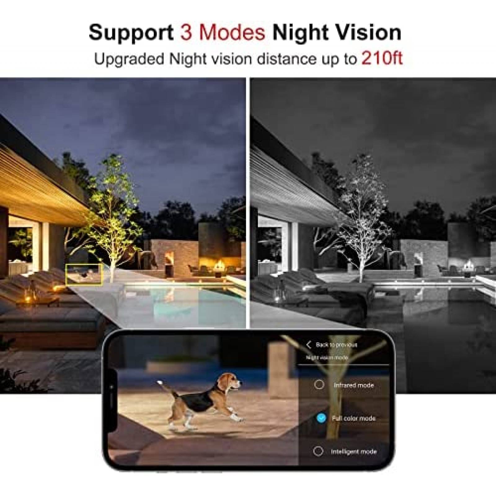 Camara de Seguridad SV3C C12 15X Zoom 5MP PTZ IP Exterior -N