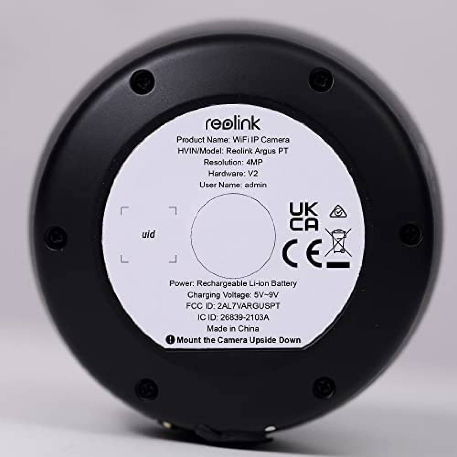 Camara de Seguridad REOLINK 2K 4MP Exterior Audio 2 Vias -N