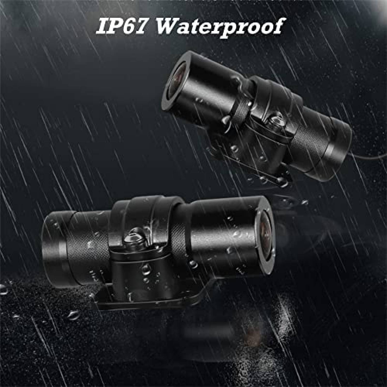 Camara para Casco de Motocicleta VSYSTO D5M 1080P IP67 -Neg