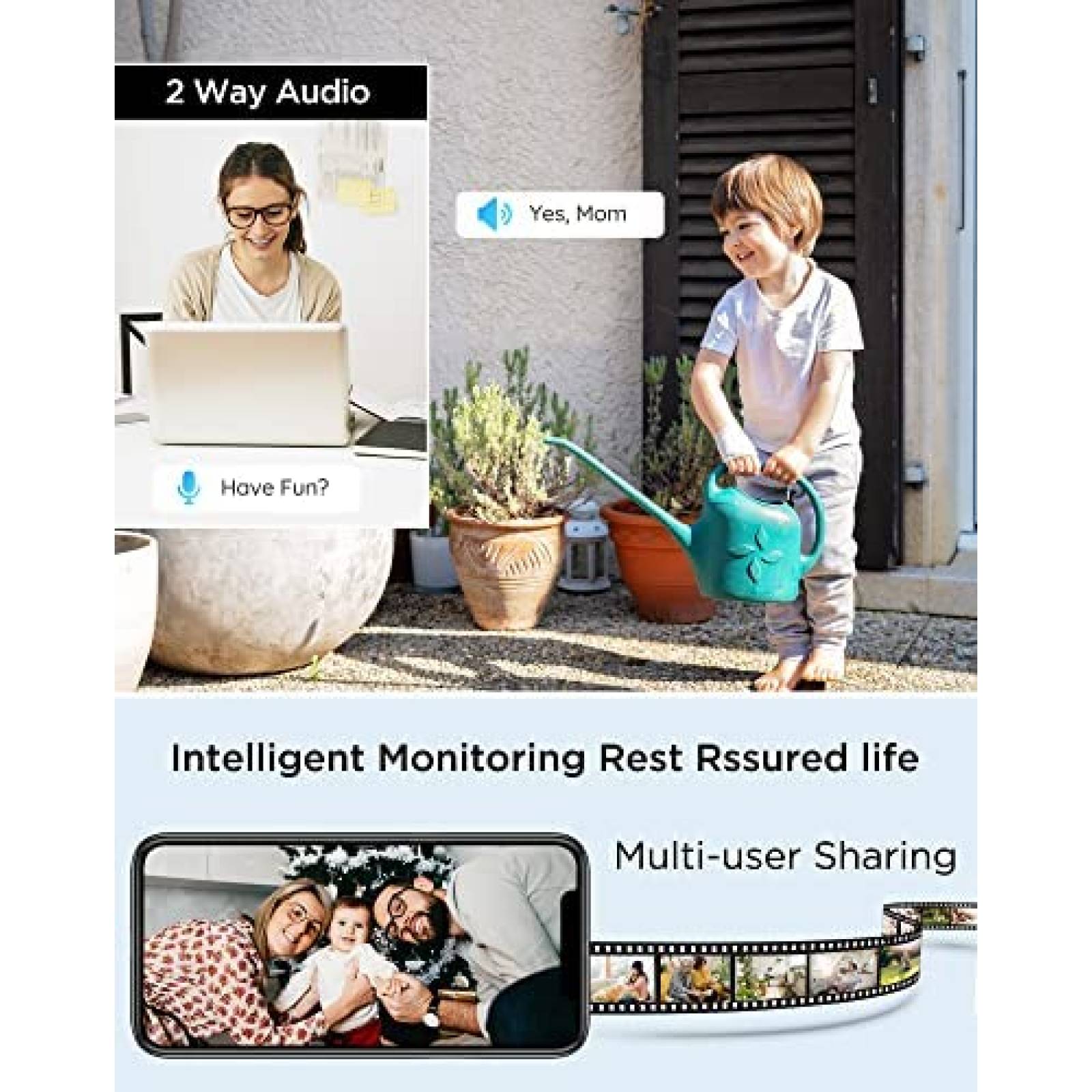 Camara de Seguridad FOSCAM SD4 2K Zoom optico 4x IP66 Blanco