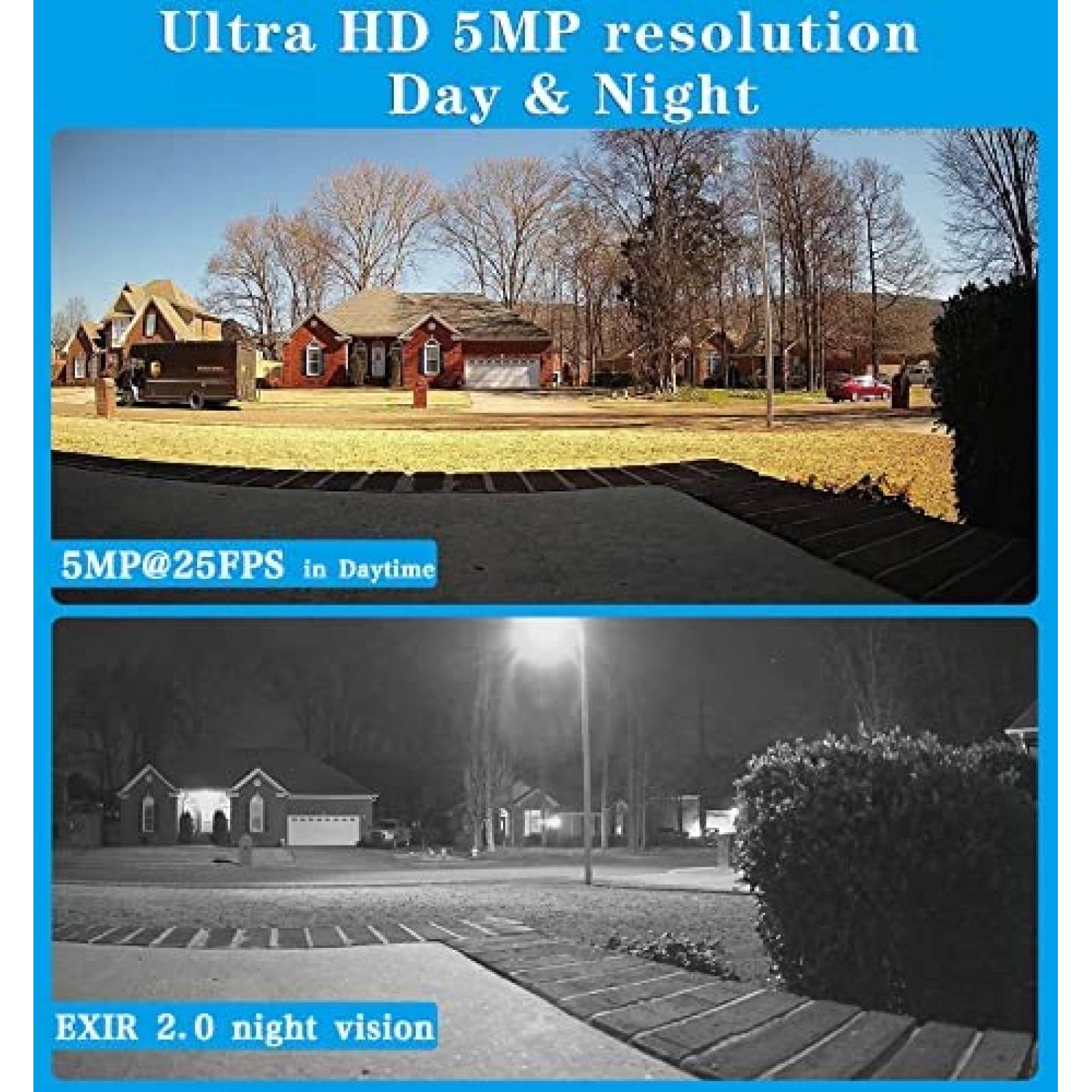 Camara de Seguridad Panoeagle Zoom Optico 4x 5MP IP67 Blanco