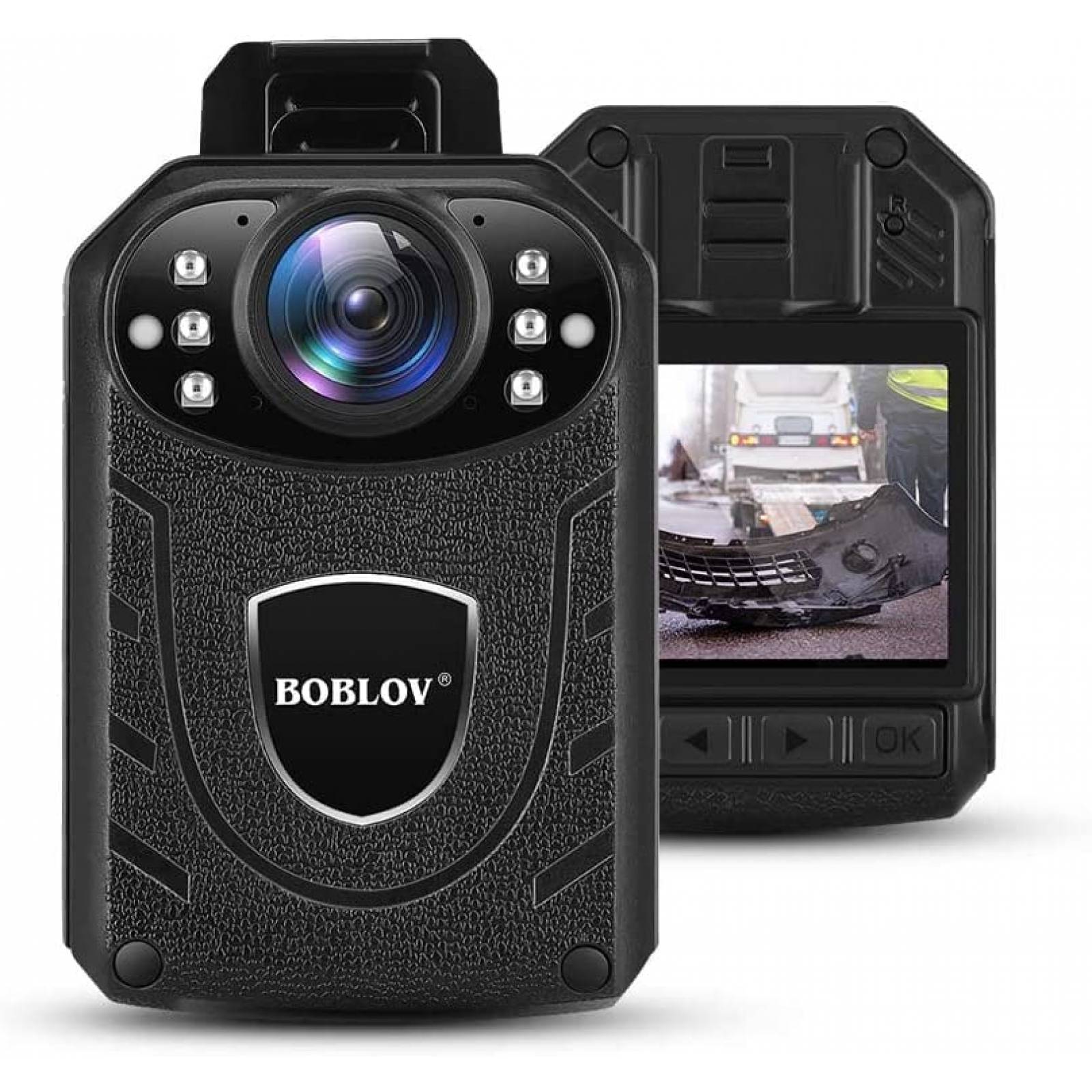 Camara de Policia BOBLOV KJ21 1296P 8-10hrs de Grabacion -N