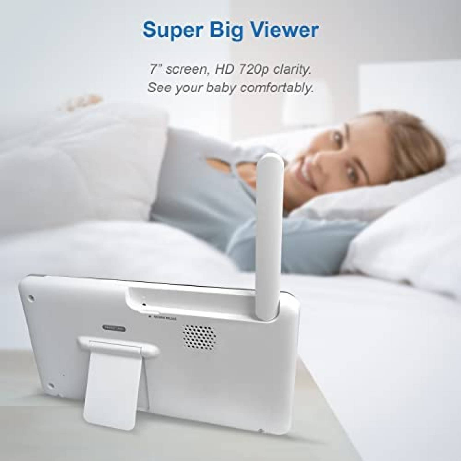 Monitor de Bebe VTech RM7764HD Camara y Pantalla 7" HD