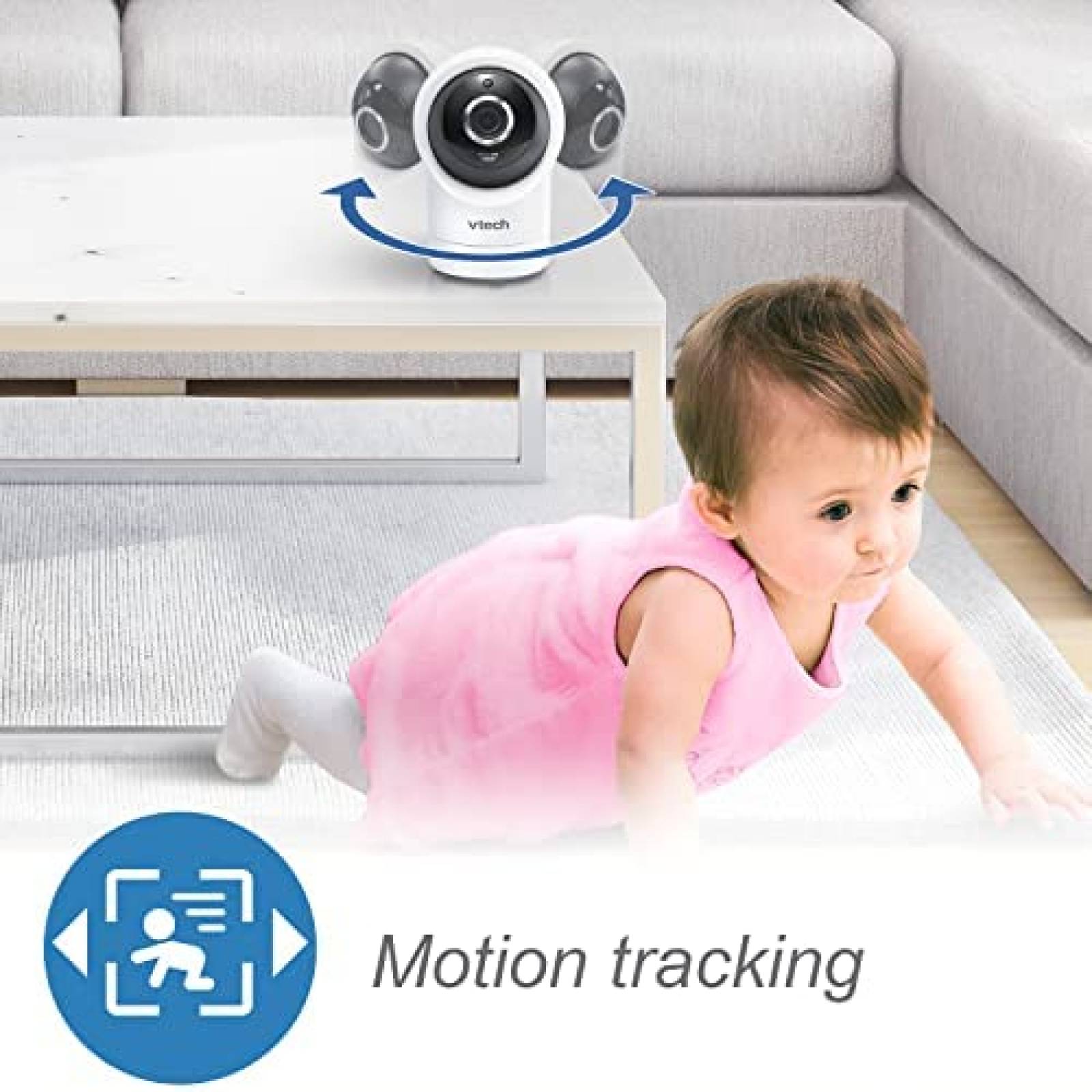 Monitor de Bebe VTech RM7764HD Camara y Pantalla 7" HD