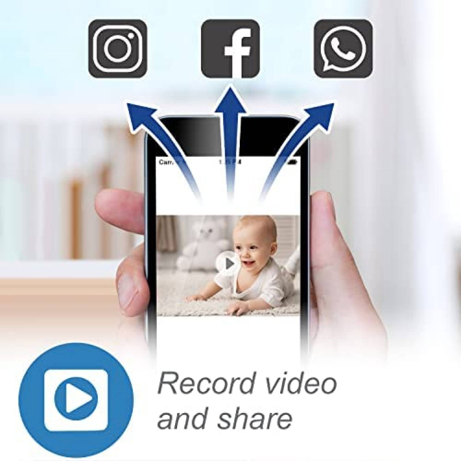 Monitor de Bebe VTech RM7764HD Camara y Pantalla 7" HD