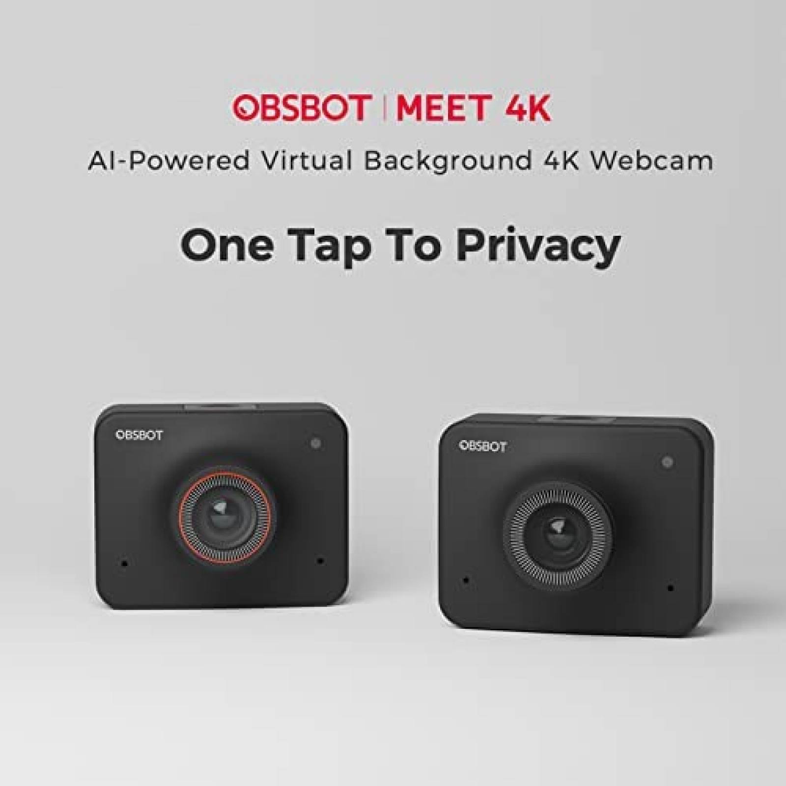 Camara Web OBSBOT Meet 4K 30FPS 1080p 60 FPS Sensor IA -N