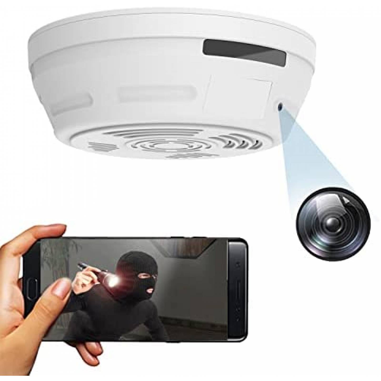 Camara Oculta WNAT HD Wi-Fi Vision Nocturna Antirrobo