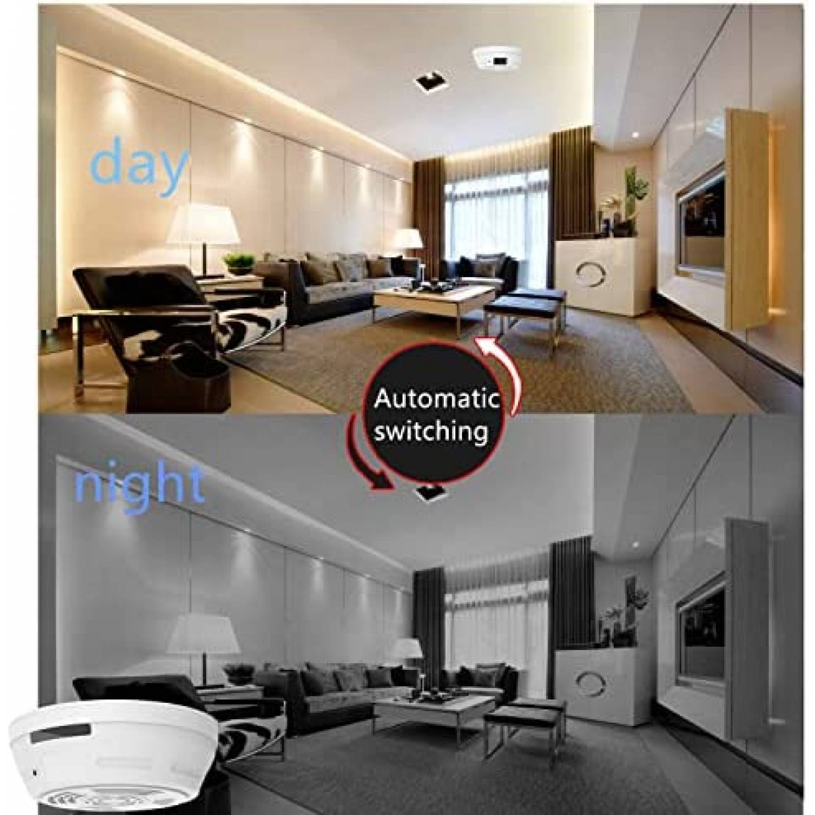 Camara Oculta WNAT HD Wi-Fi Vision Nocturna Antirrobo