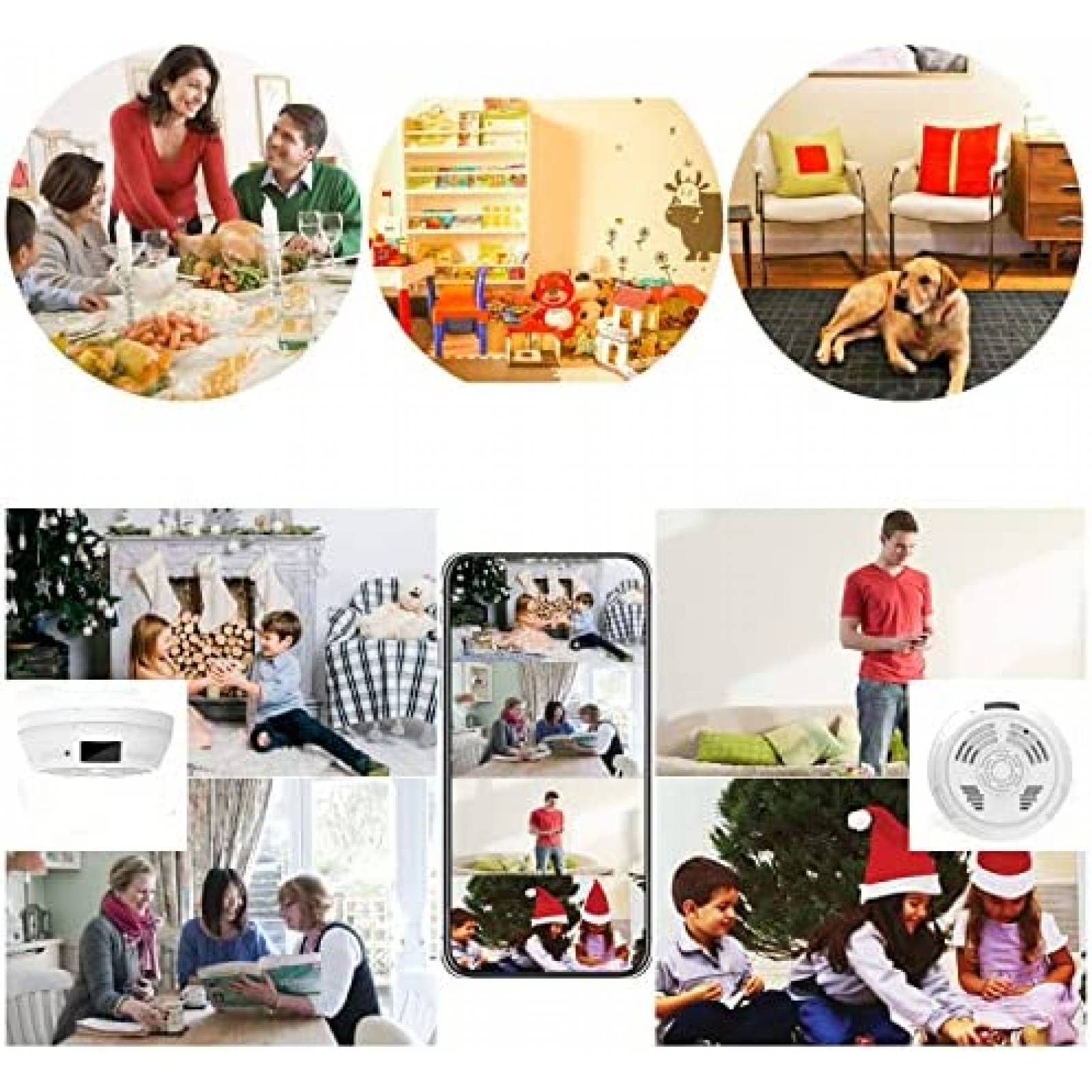 Camara Oculta Soyzedi Detector Humo HD Espia WiFi 1080p