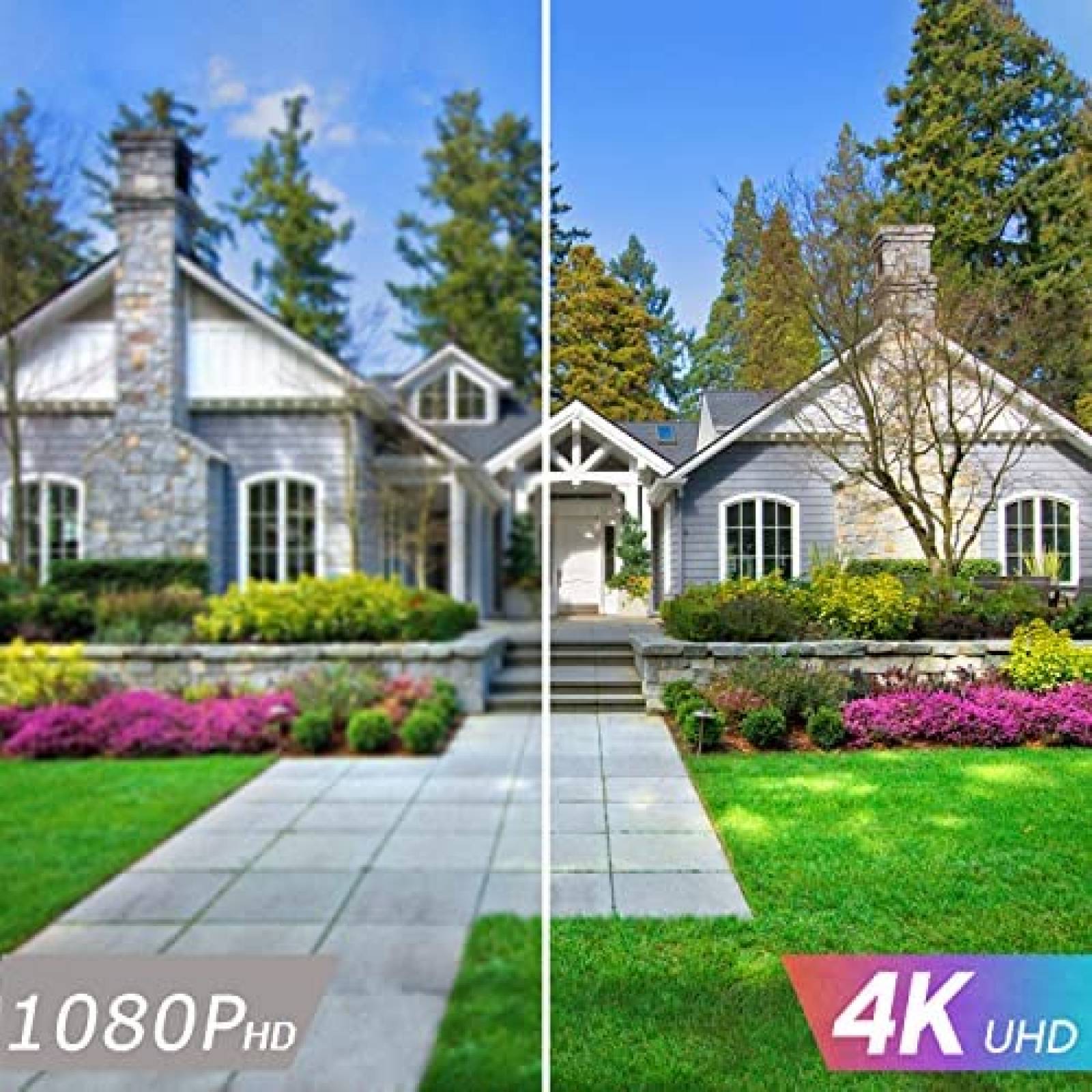 Camara de Seguridad HITOSINO 8MP PoE IP Full Color Exterior