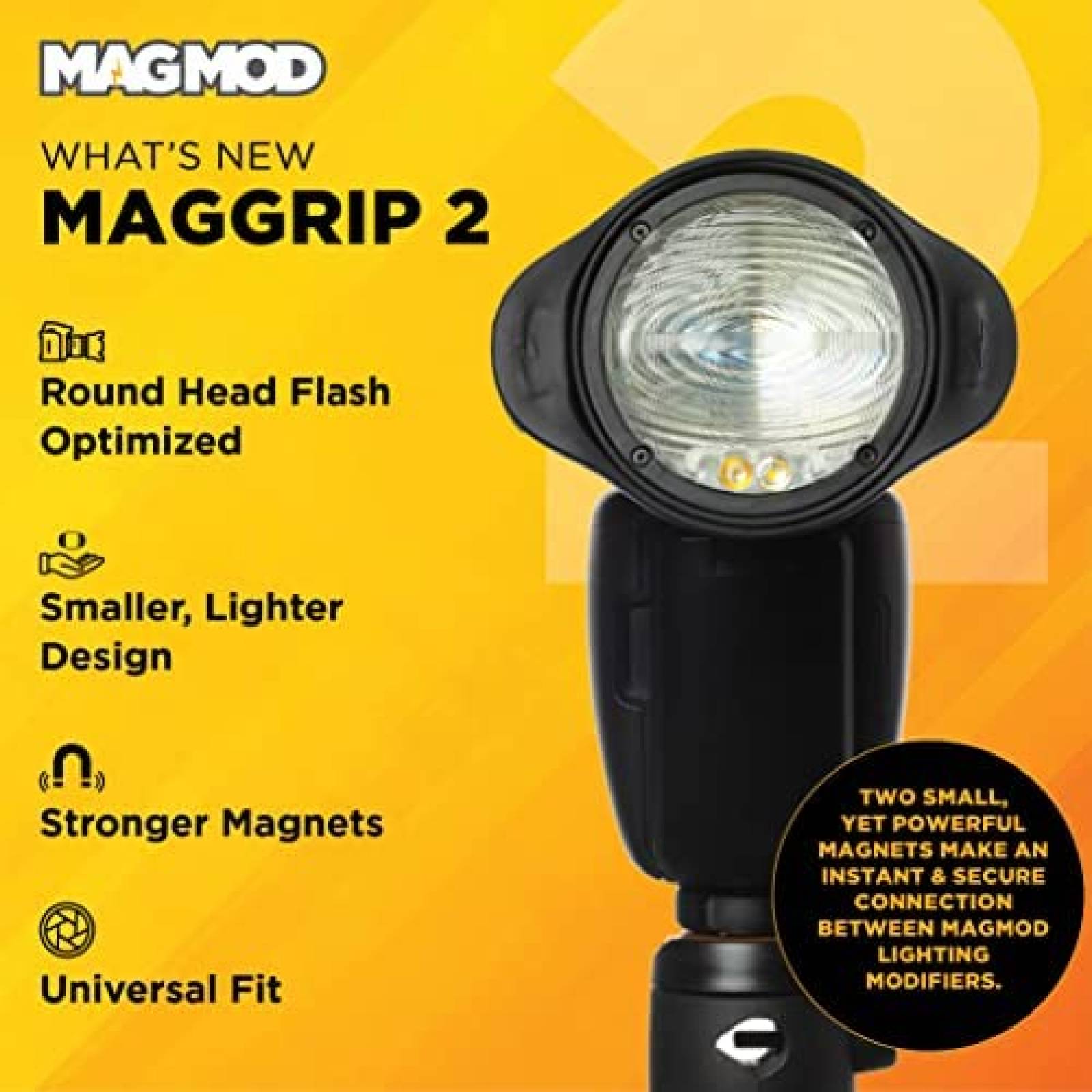 Kit de Flash MagMod MagGrip 2 MagSphere 2 Difusor MagGrid 2