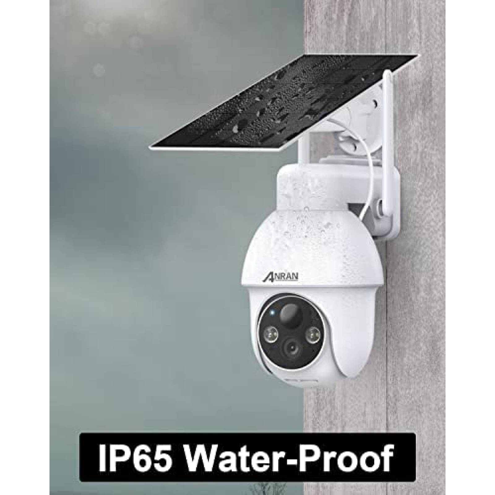 Camara de Seguridad ANRAN Q3 Solar Exterior Vision Nocturna