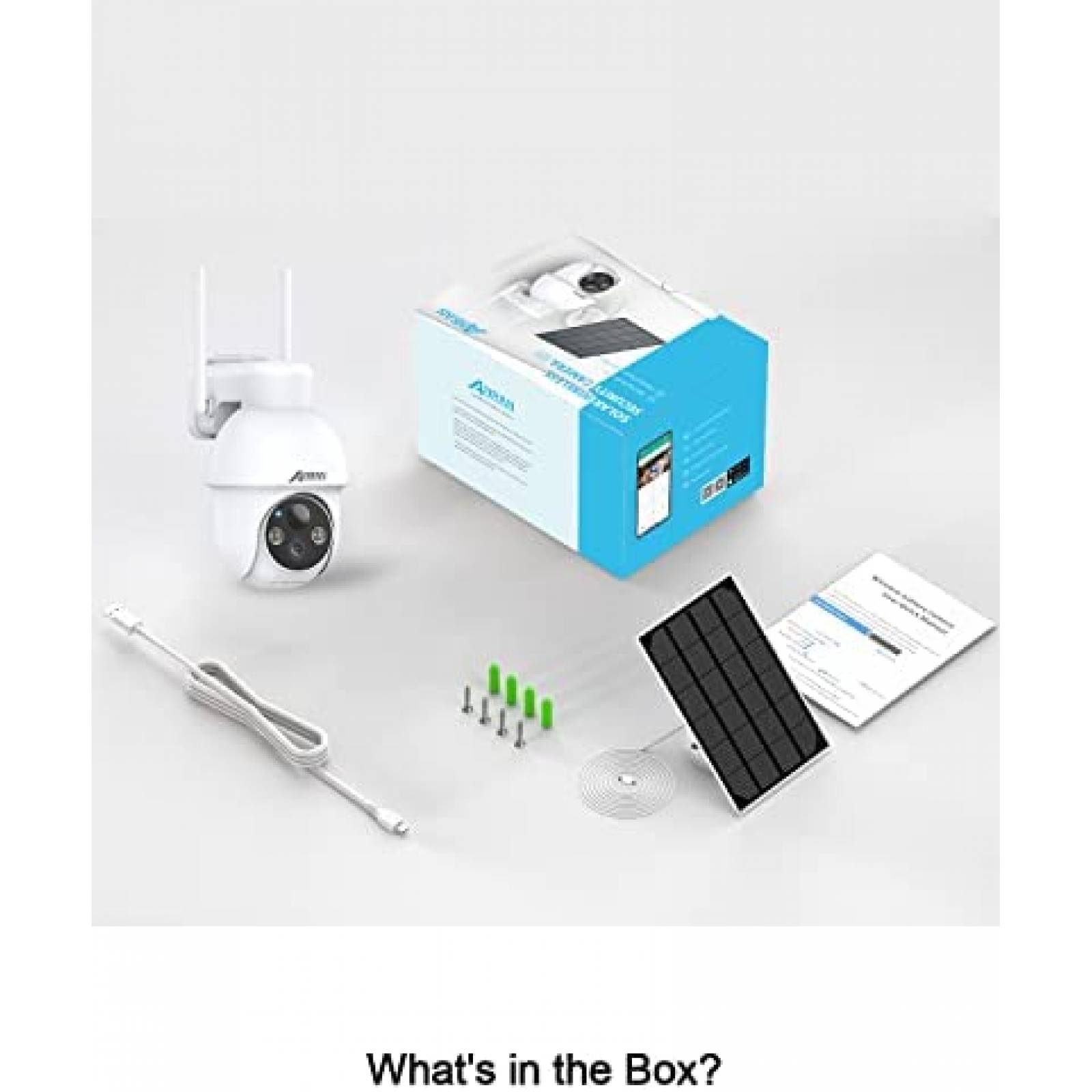 Camara de Seguridad ANRAN Q3 Solar Exterior Vision Nocturna