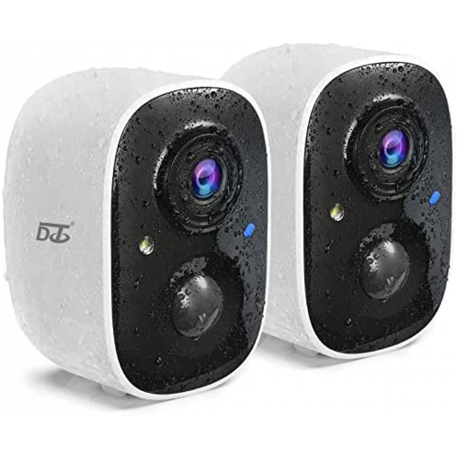 Camara de Seguridad DCT Exterior Bateria Recargable -2 Pcs